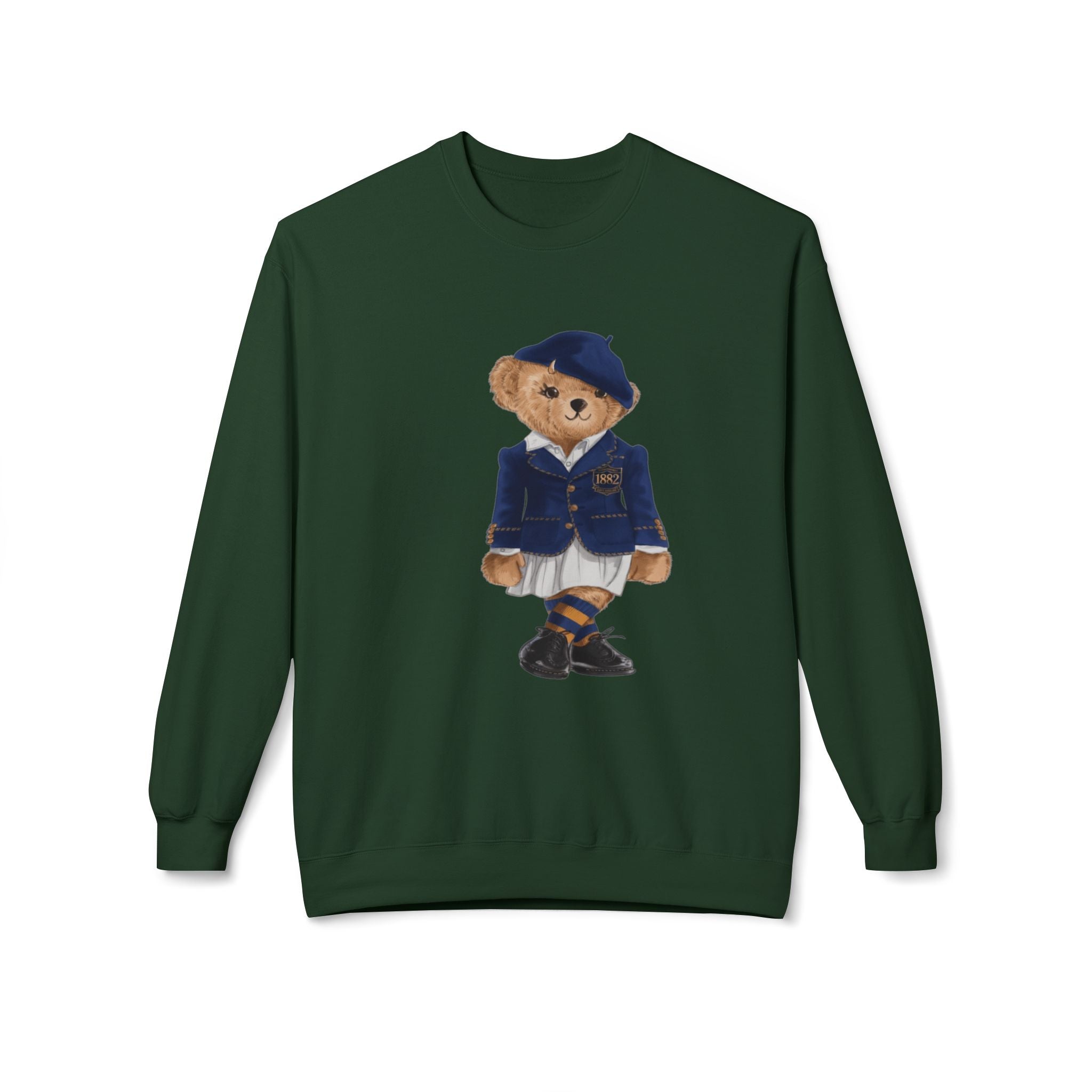 VSU Polo Bear Sweatshirt | Virginia State University Trojans Teddy | Vintage Prep HBCU Bear |