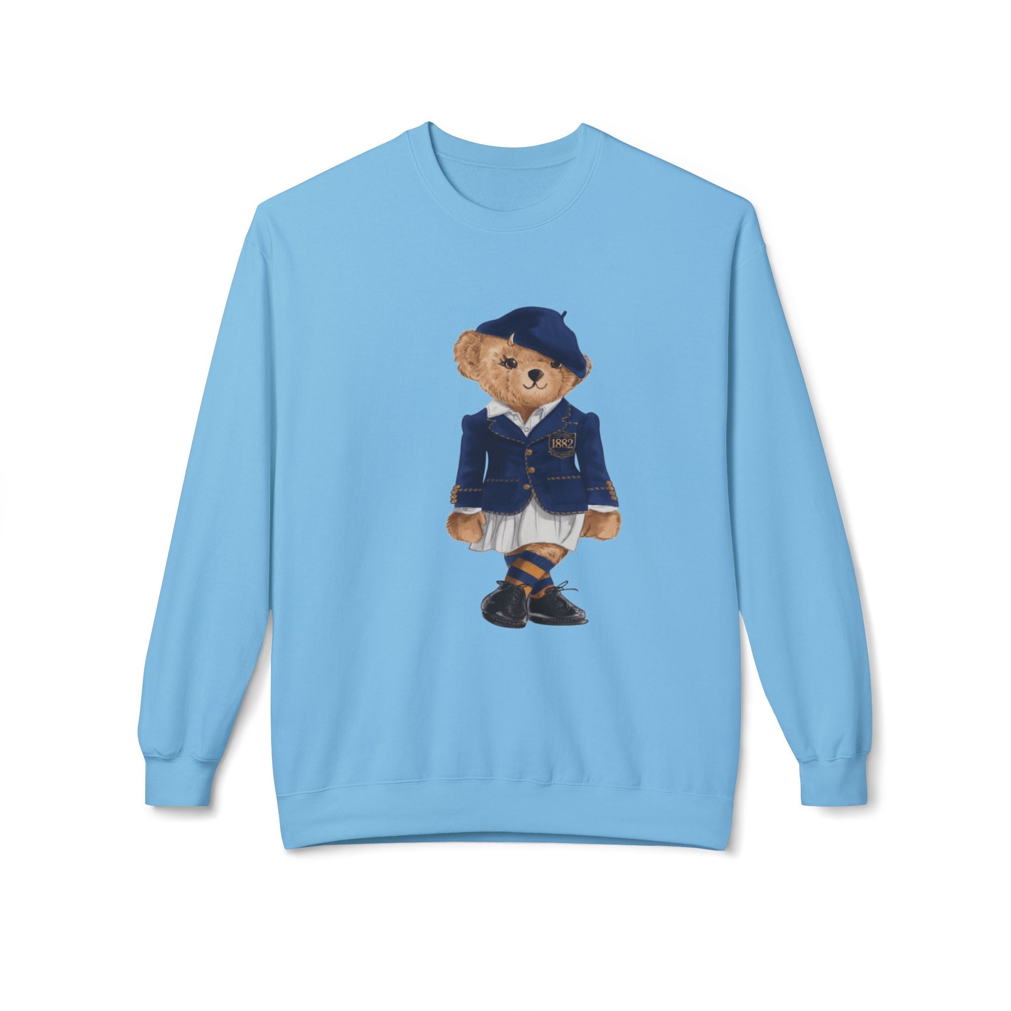 VSU Polo Bear Sweatshirt | Virginia State University Trojans Teddy | Vintage Prep HBCU Bear |