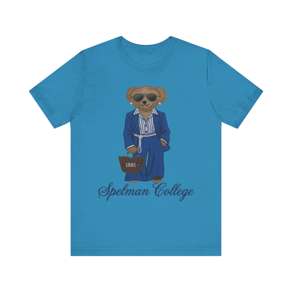 Spelman College Bear Mascot Tee | Vintage Prep Teddy Bear Shirt