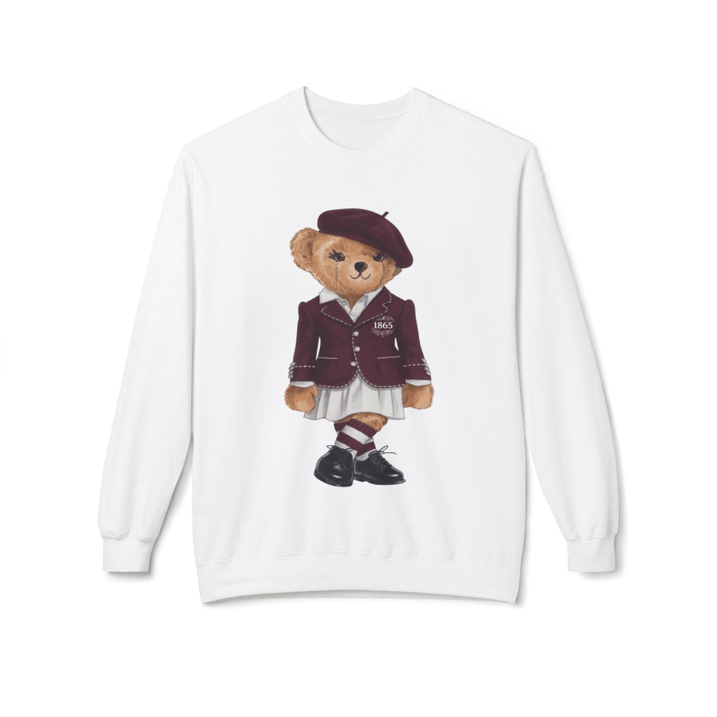 Shaw University Lady Bear Polo Bear Sweatshirt | HBCU Crewneck