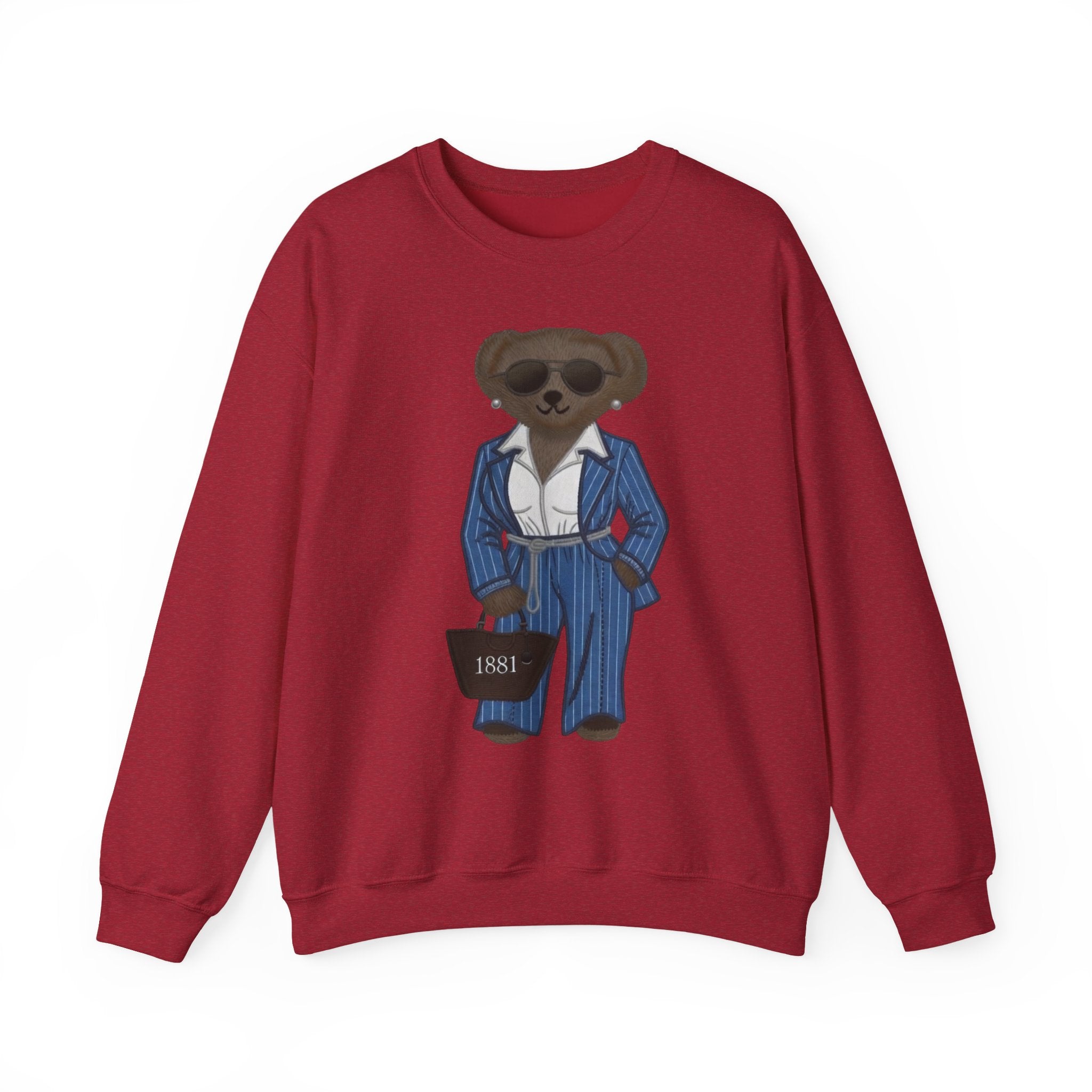 Spelman College Polo Bear  sweatshirt | Vintage Prep Teddy Bear