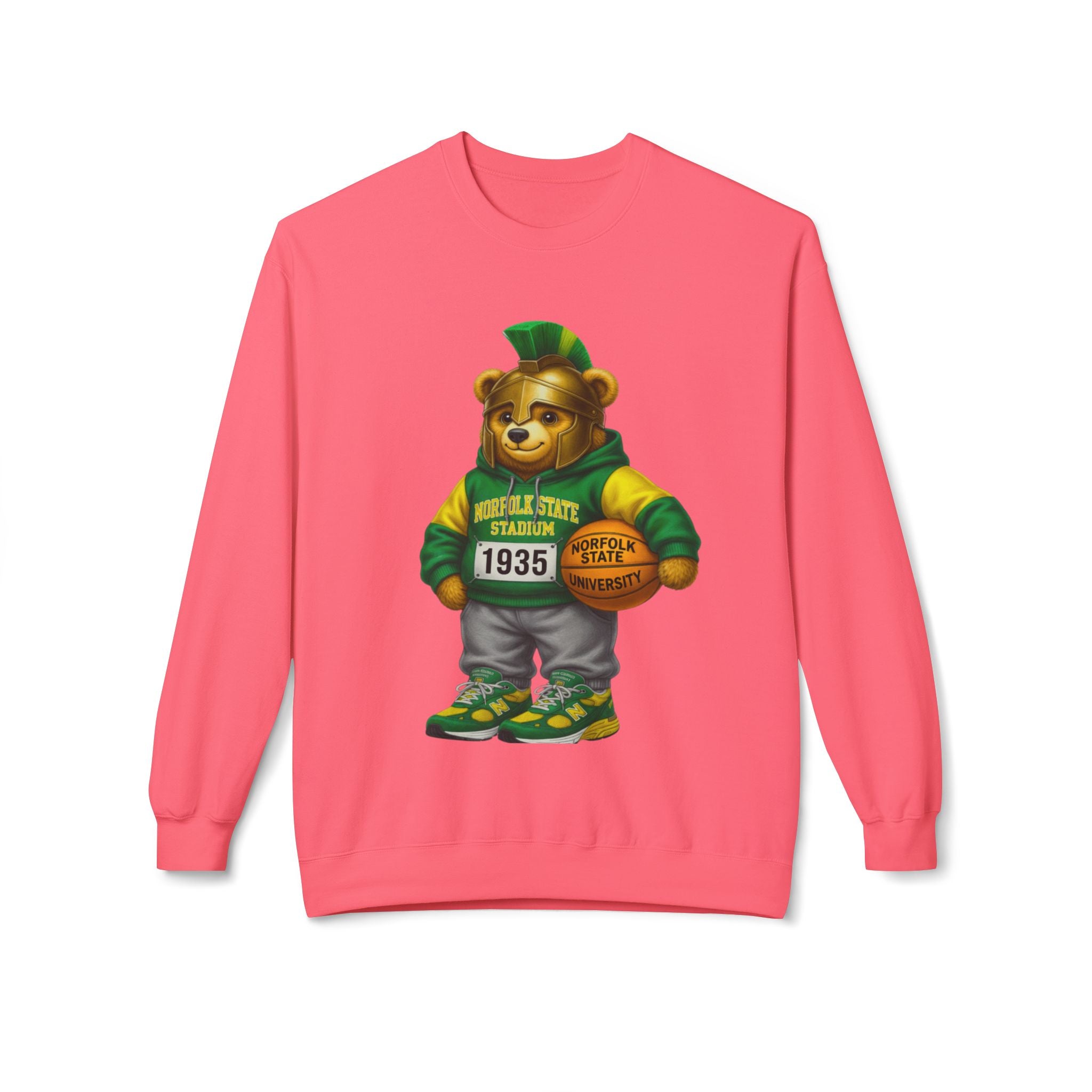 Norfolk State Bear Mascot- HBCU Polo Bear sweatshirt