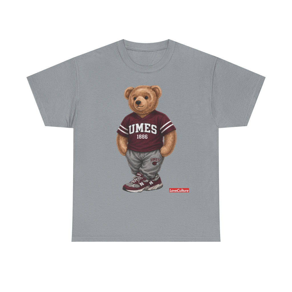 UMES Bear Mascot Tee | Teddy Bear Graphic T-Shirt, UMES 1886 Sweatshirt Style, Maryland Eastern Shore