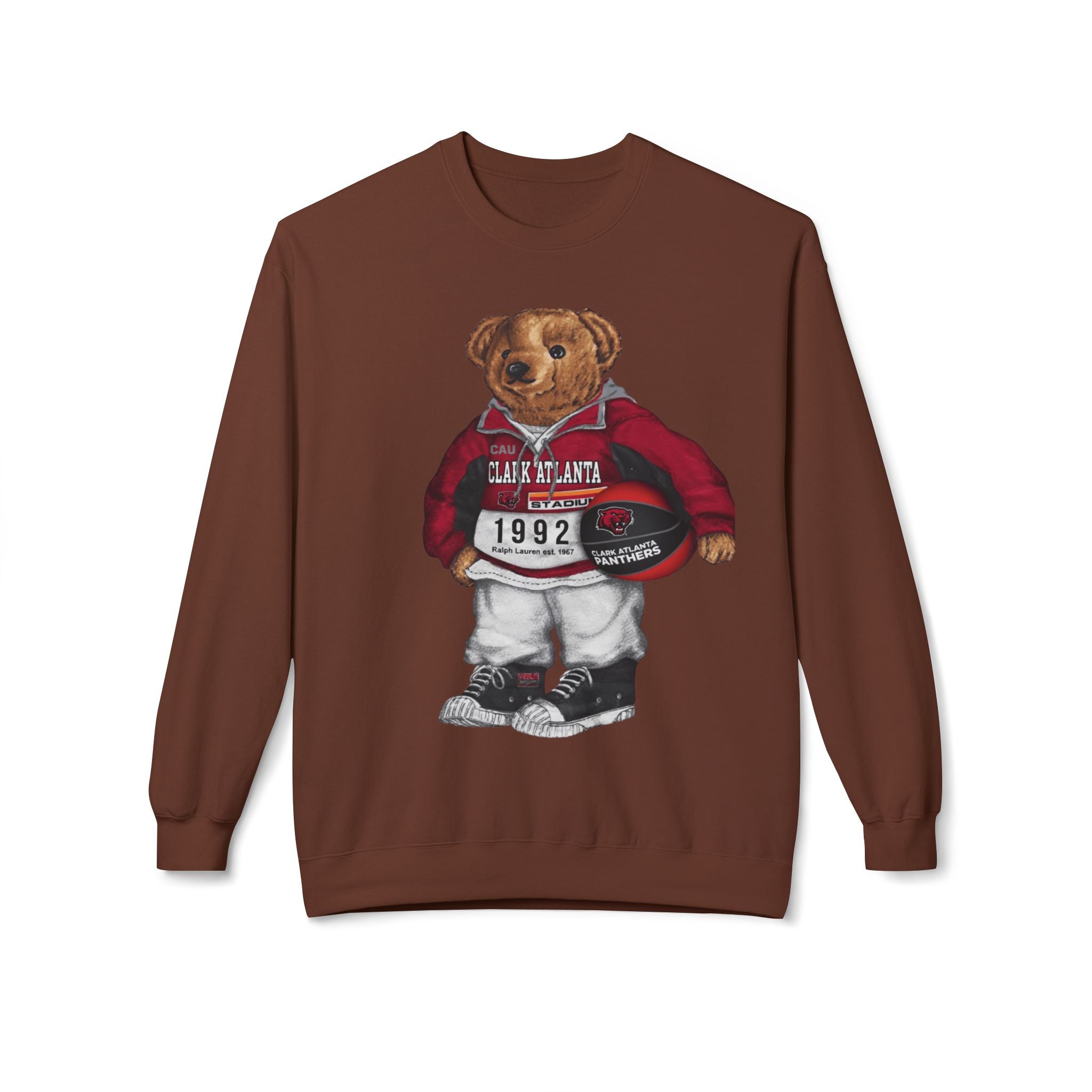 Clark Atlanta Panthers Bear Mascot- HBCU Polo Bear sweatshirt