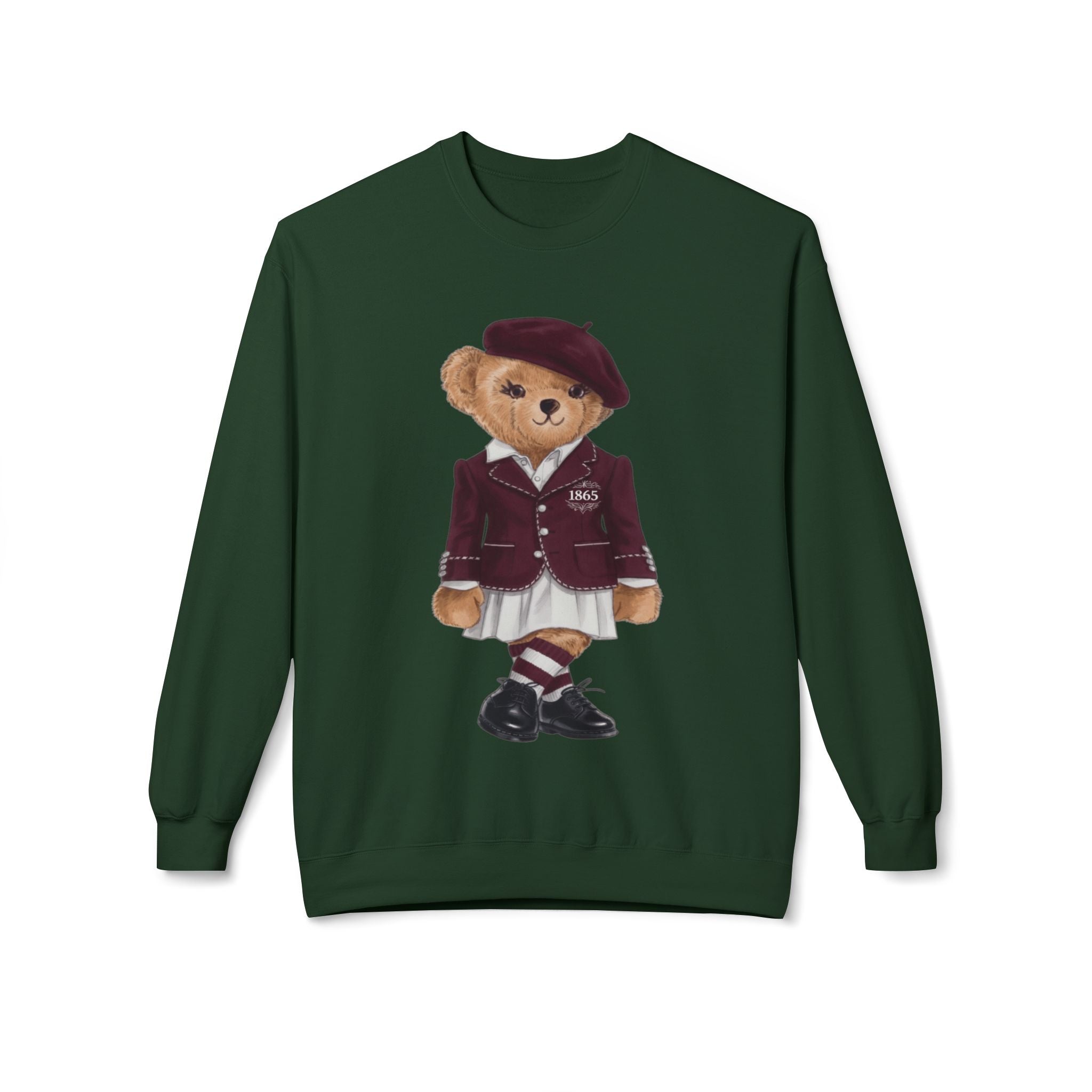 Shaw University Lady Bear Polo Bear Sweatshirt | HBCU Crewneck