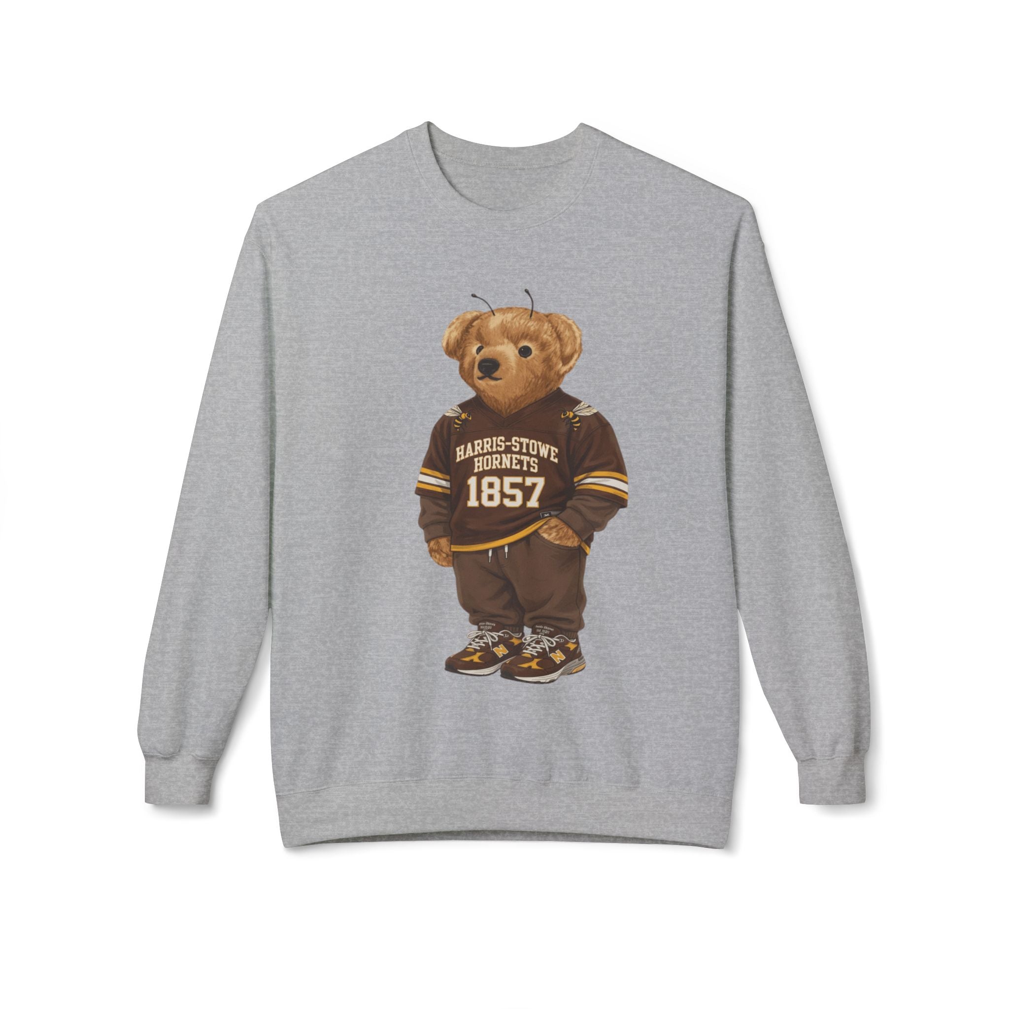 Harris-Stowe Hornets Mascot- HBCU Polo Bear sweatshirt