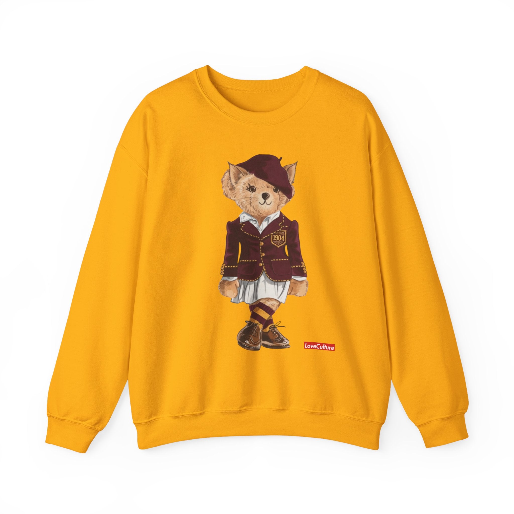Bethune Cookman Teddy Bear Sweatshirt| Vintage Polo Club  Outfit