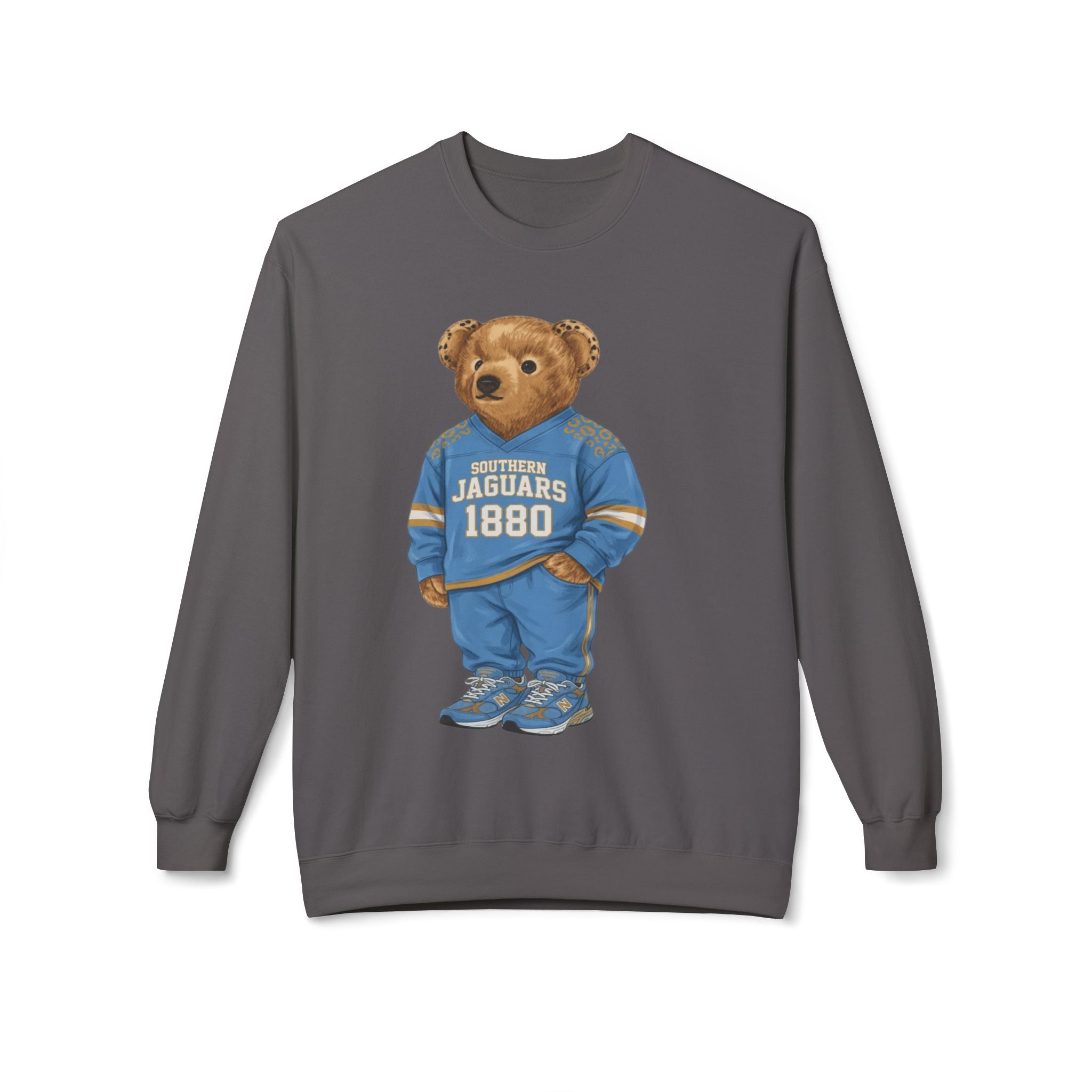 Vintage Southern Jaguars Bear Mascot- HBCU Polo Bear sweatshirt