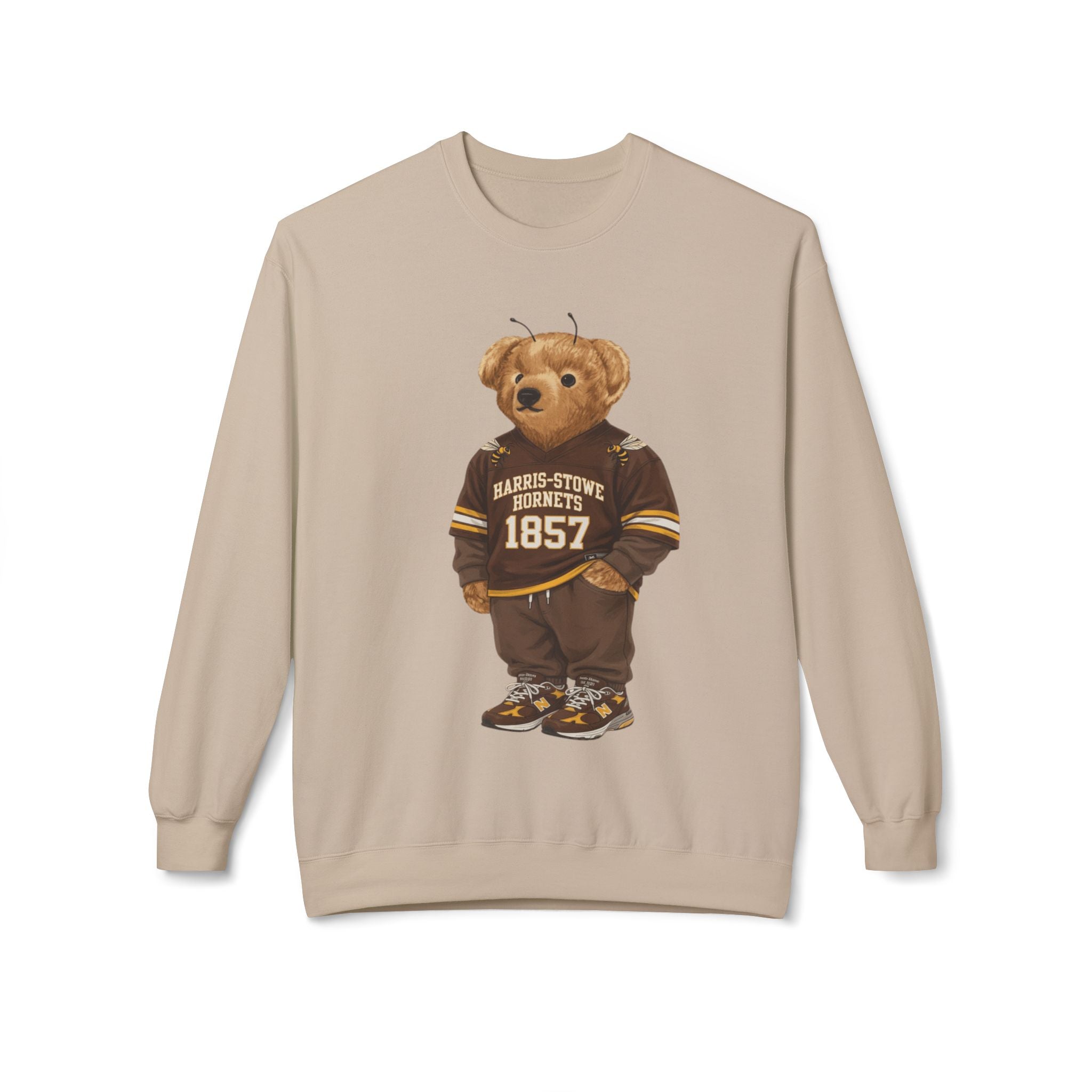 Harris-Stowe Hornets Mascot- HBCU Polo Bear sweatshirt