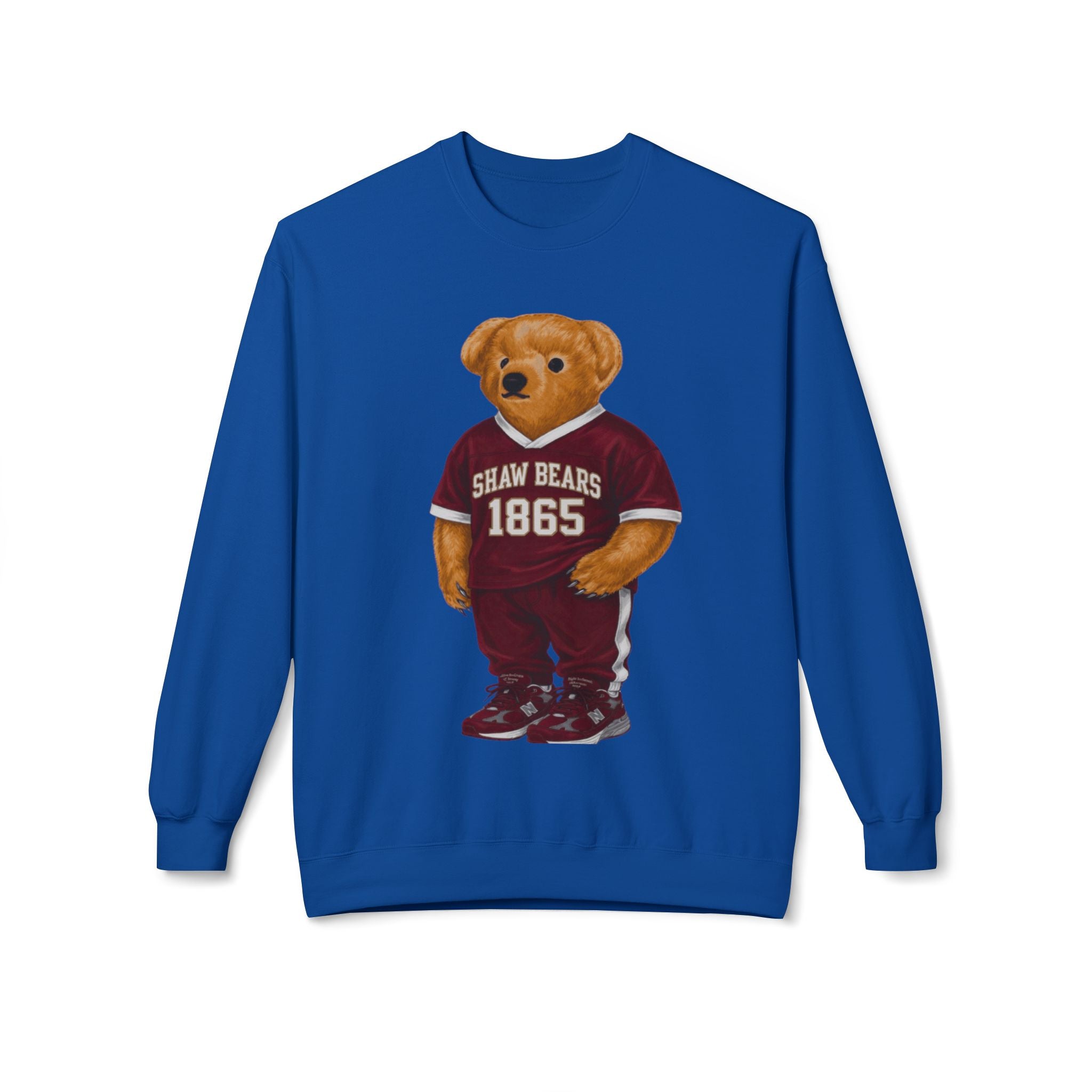 Shaw Bears Mascot Athletic Uniform- HBCU Polo Bear sweatshirt