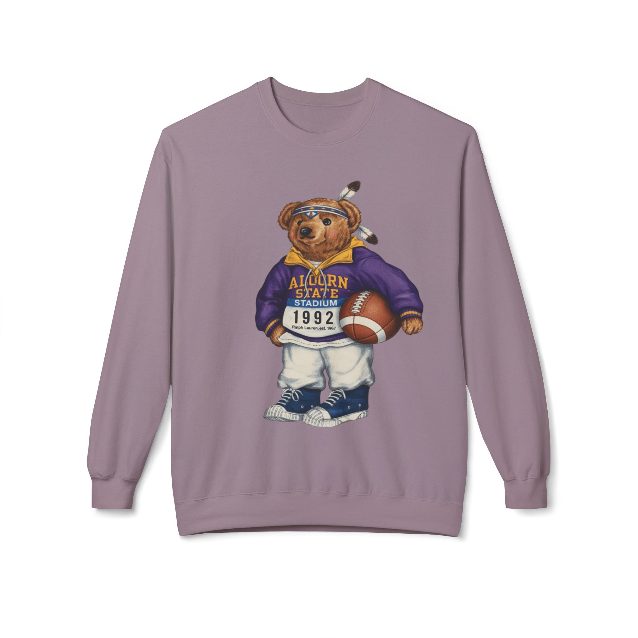 Auburn State Stadium Teddy Bear Mascot 1992- HBCU Polo Bear sweatshirt