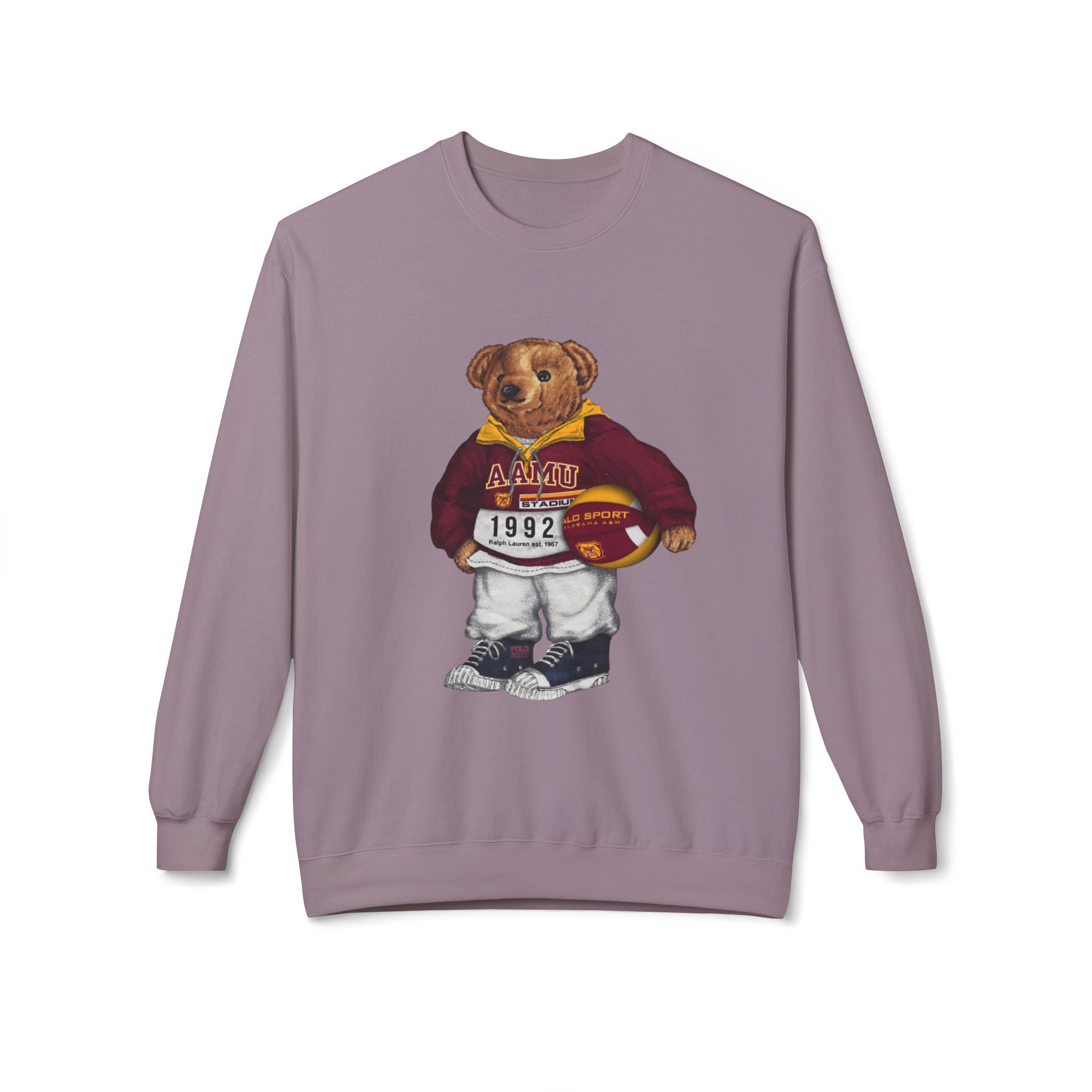 Alabama A&M University Teddy Bear Mascot- HBCU Polo Bear sweatshirt