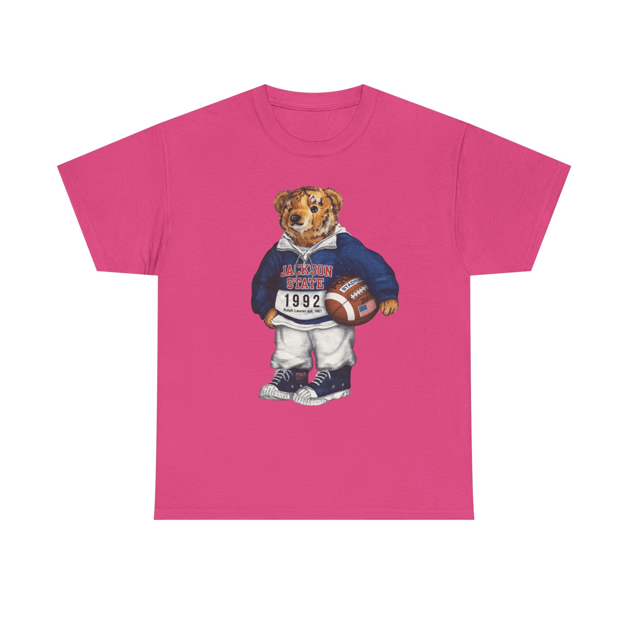Jackson State Polo Bear Edition.5jpg- HBCU Tee Shirt