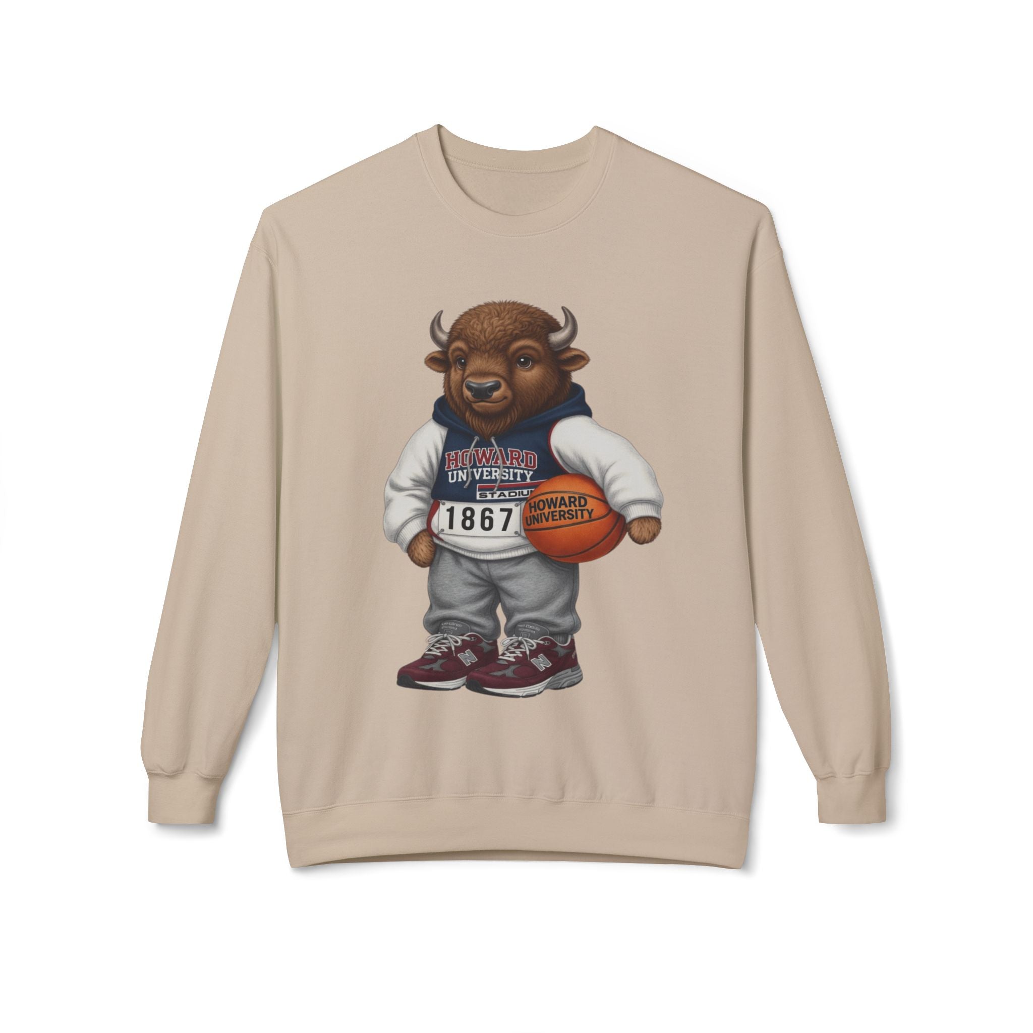 Bison Mascot- HBCU Polo Bear sweatshirt