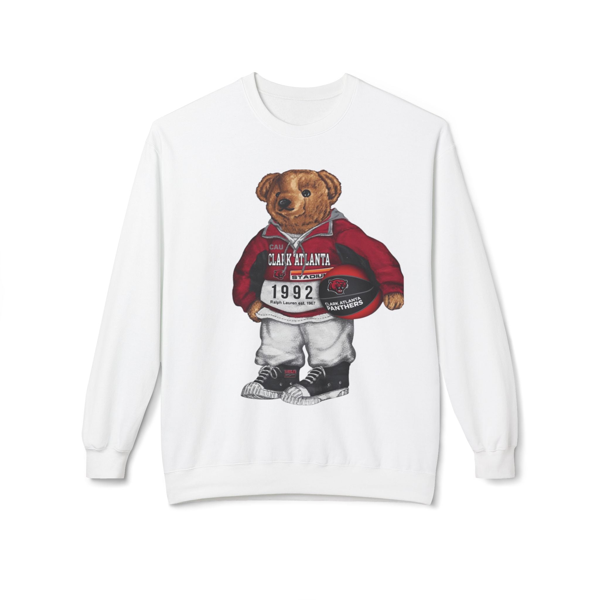Clark Atlanta Panthers Bear Mascot- HBCU Polo Bear sweatshirt