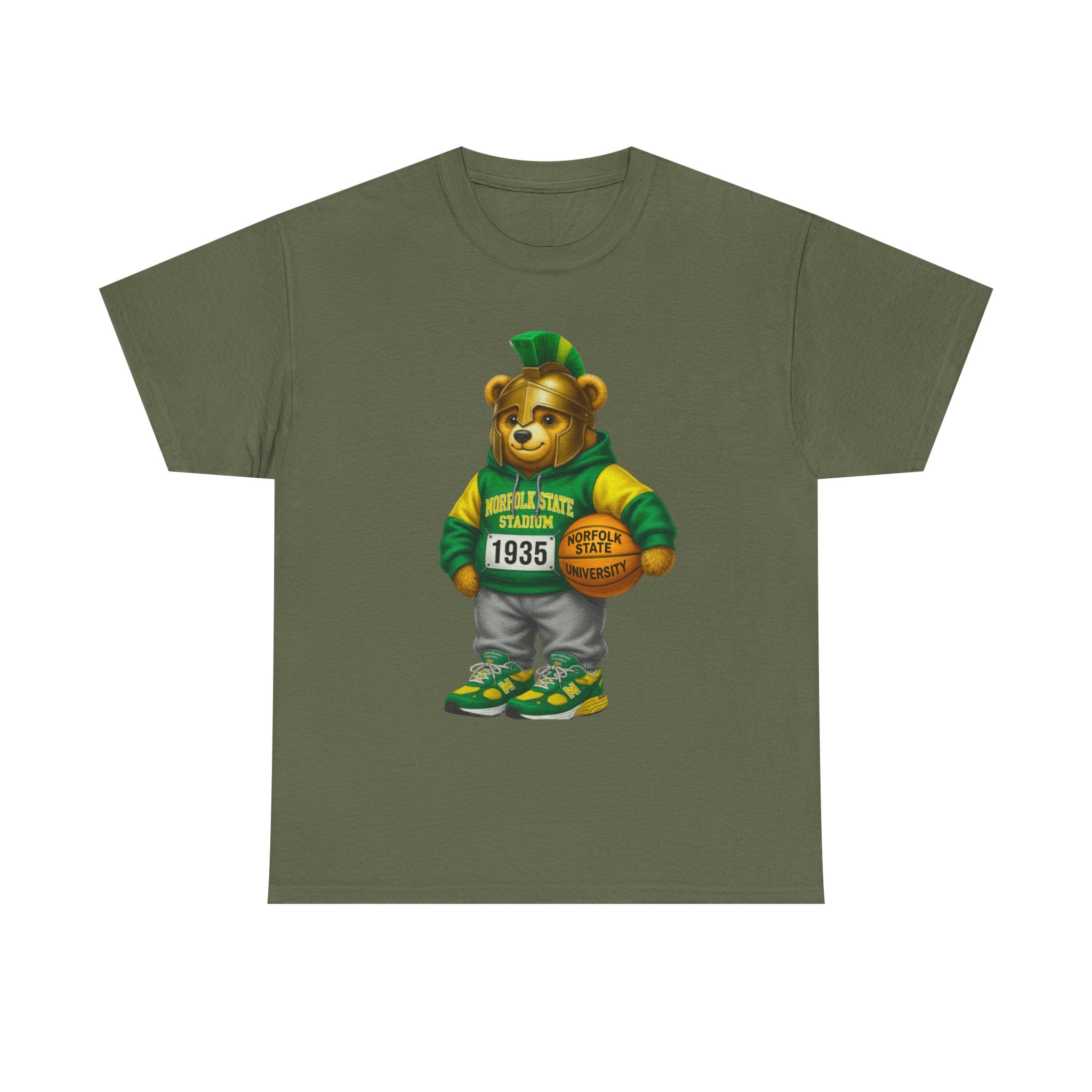 Norfolk State Spartan Bear - HBCU Tee Shirt