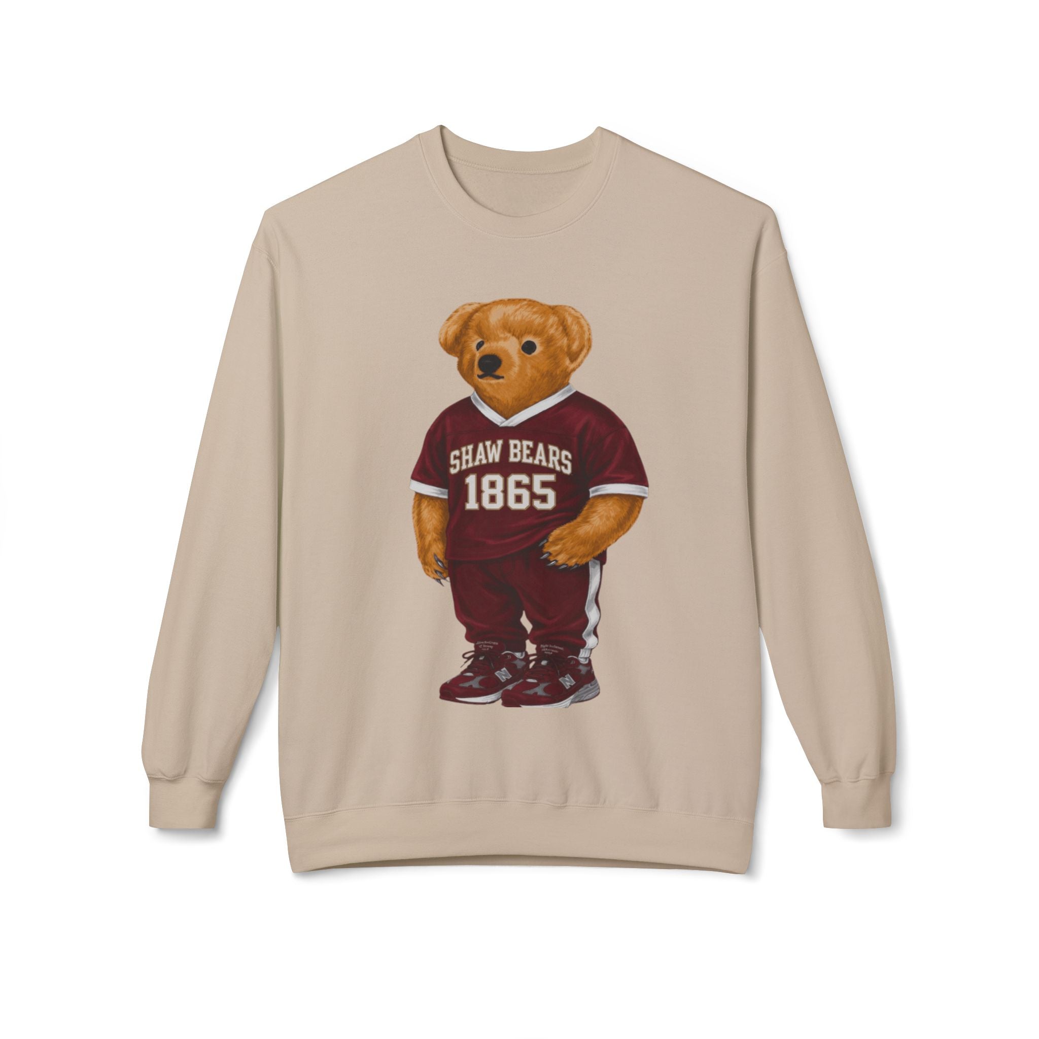 Shaw Bears Mascot Athletic Uniform- HBCU Polo Bear sweatshirt