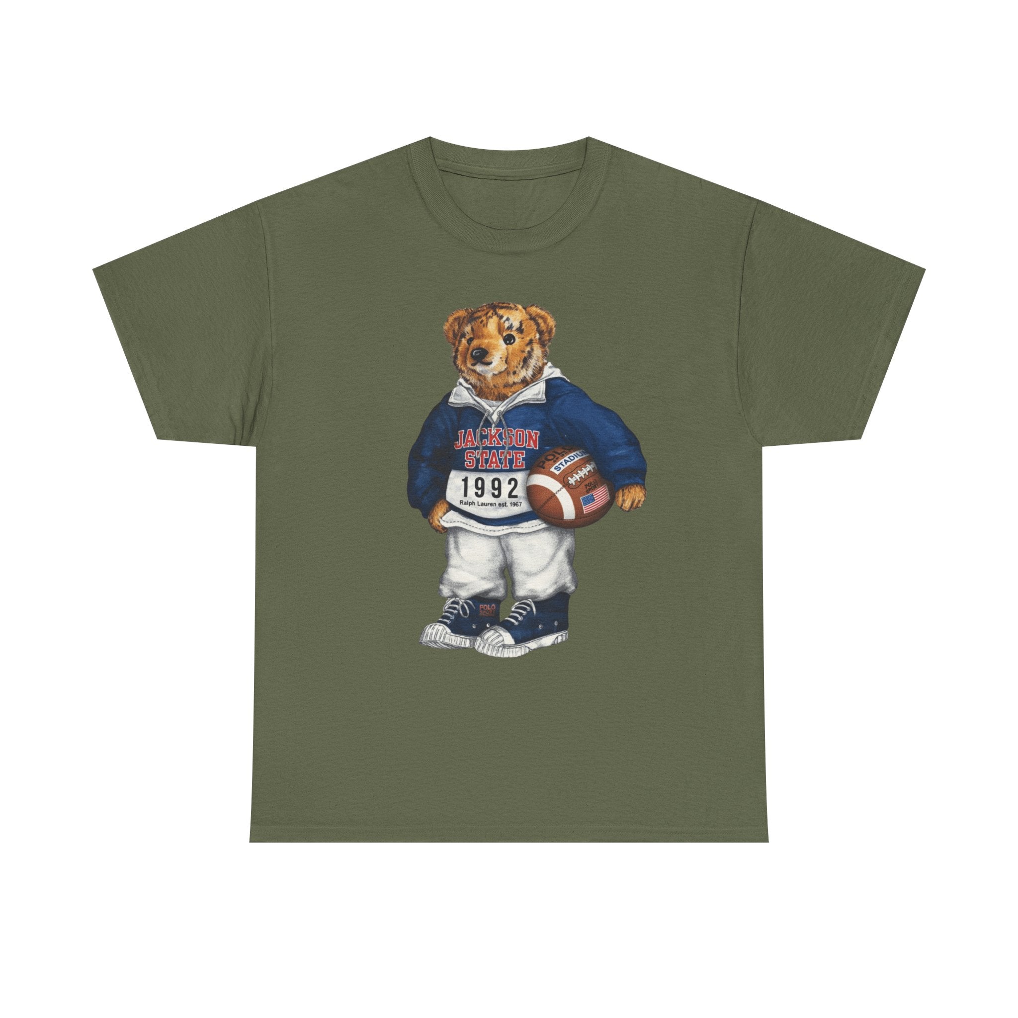 Jackson State Polo Bear Edition.5jpg- HBCU Tee Shirt