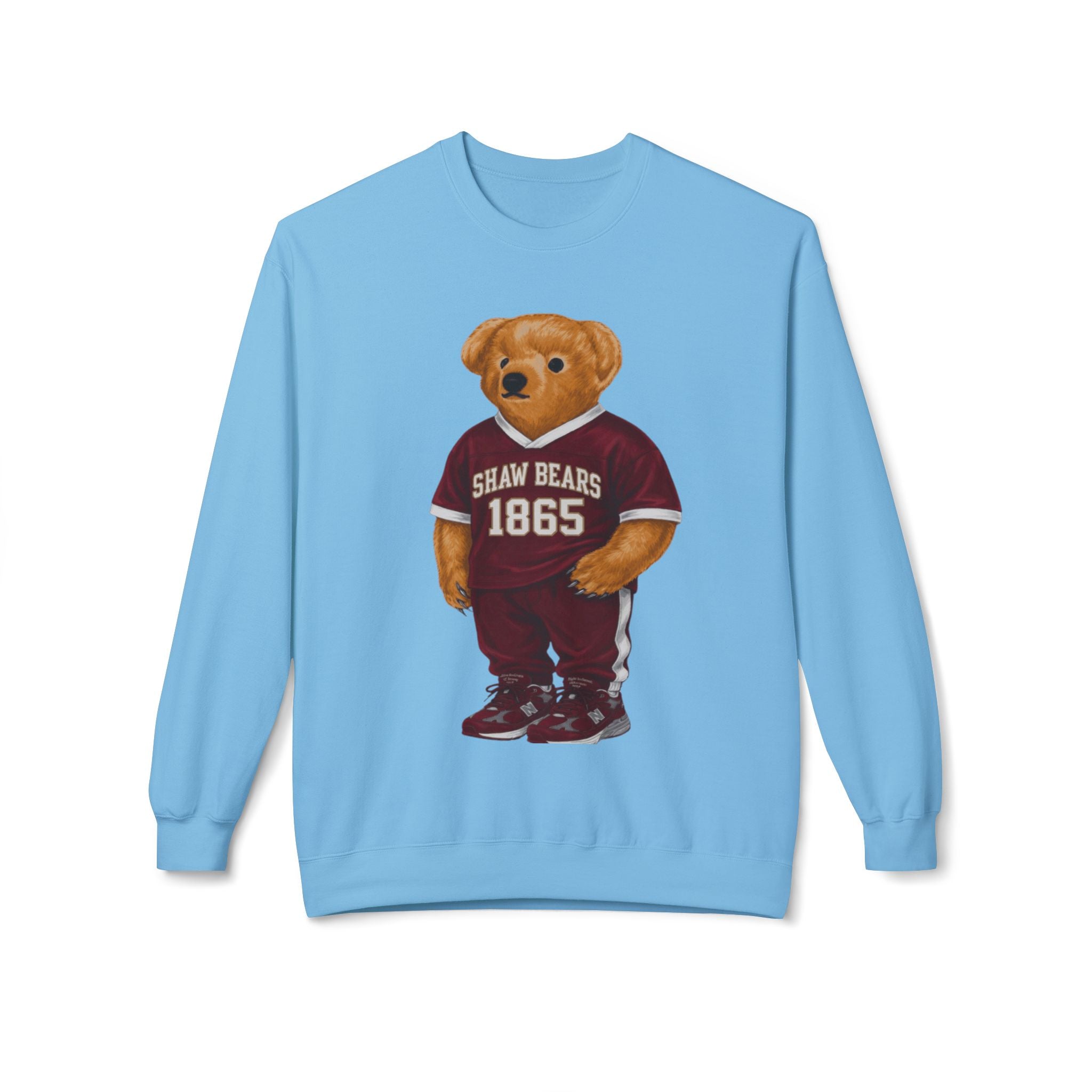 Shaw Bears Mascot Athletic Uniform- HBCU Polo Bear sweatshirt