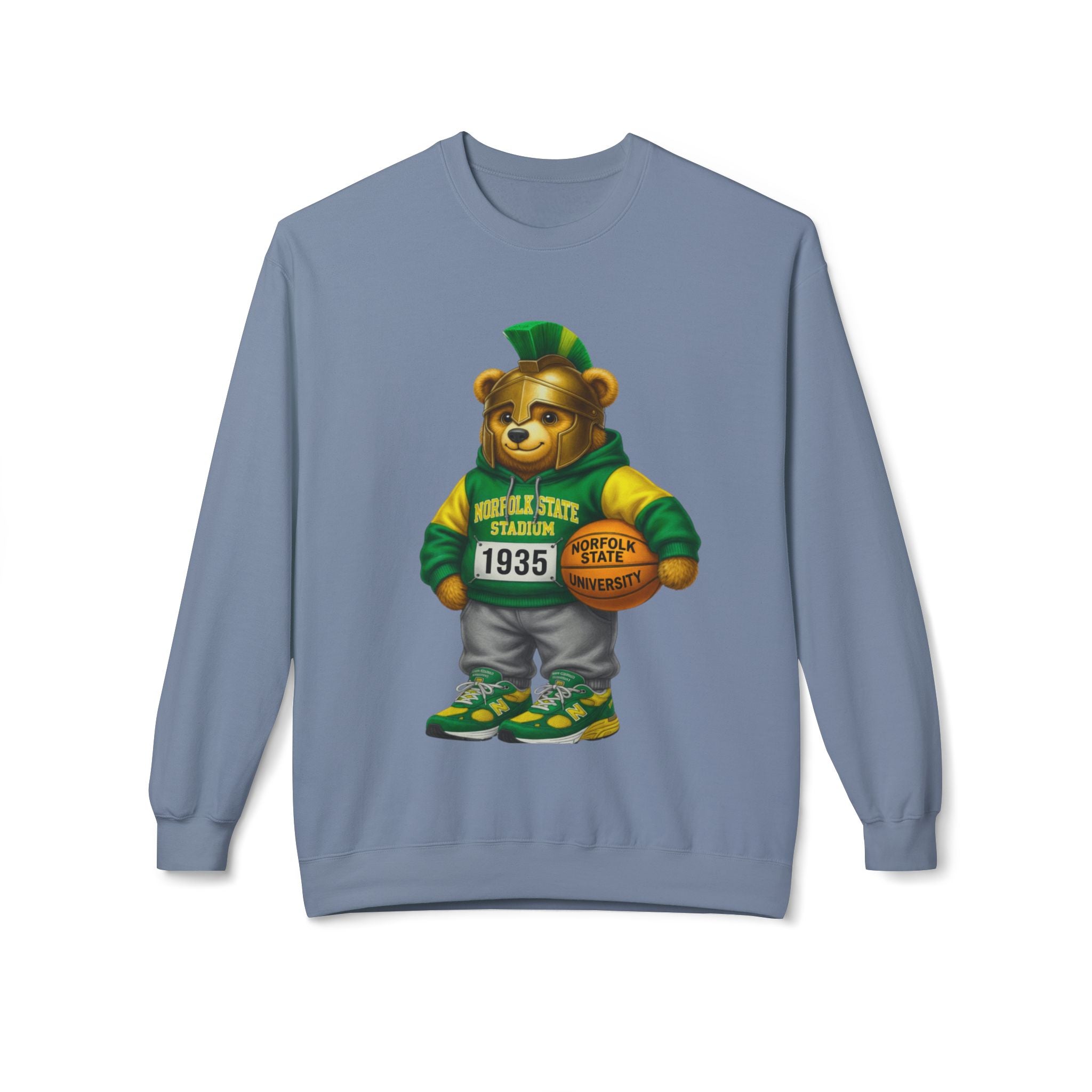 Norfolk State Bear Mascot- HBCU Polo Bear sweatshirt
