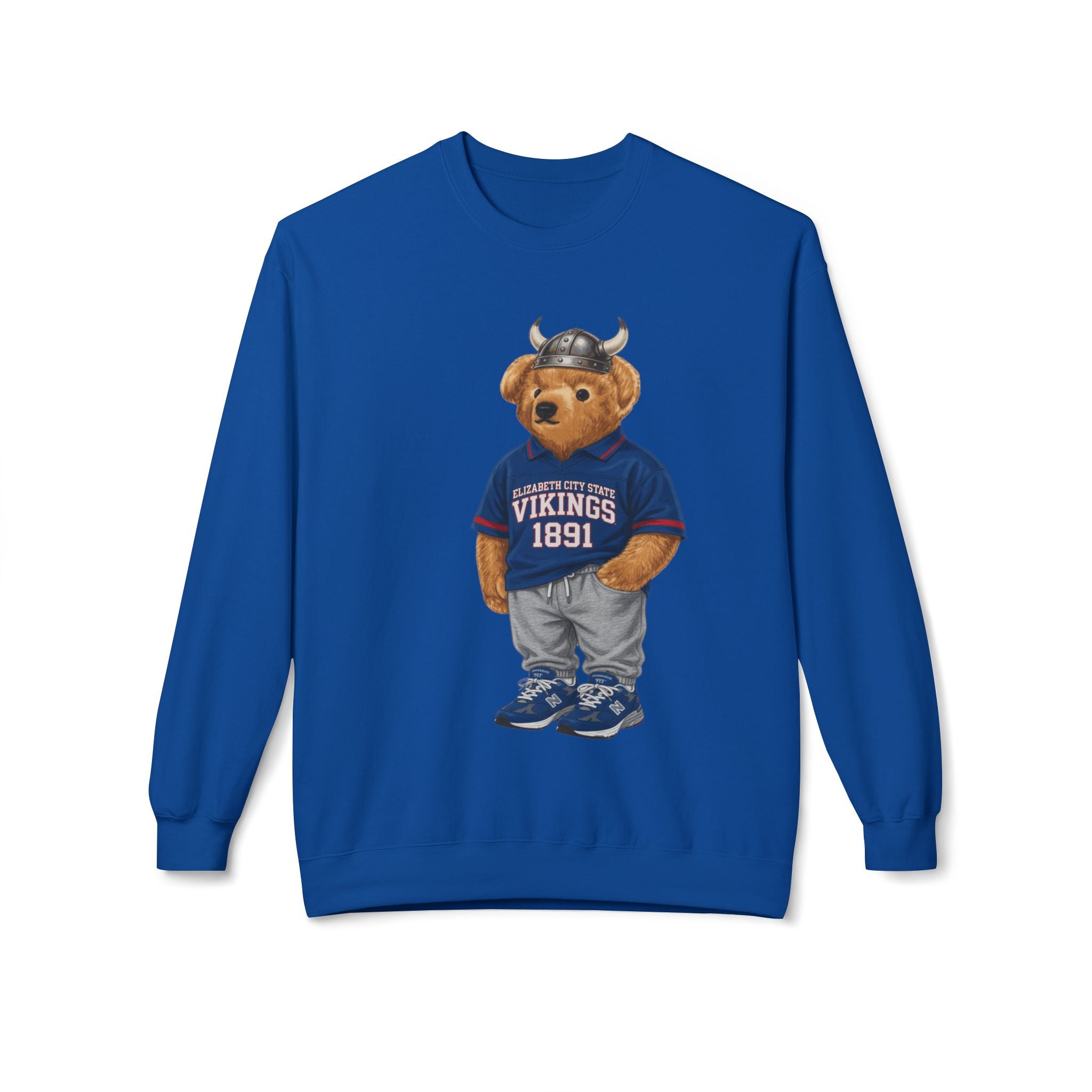 Viking Bear Mascot- HBCU Polo Bear sweatshirt