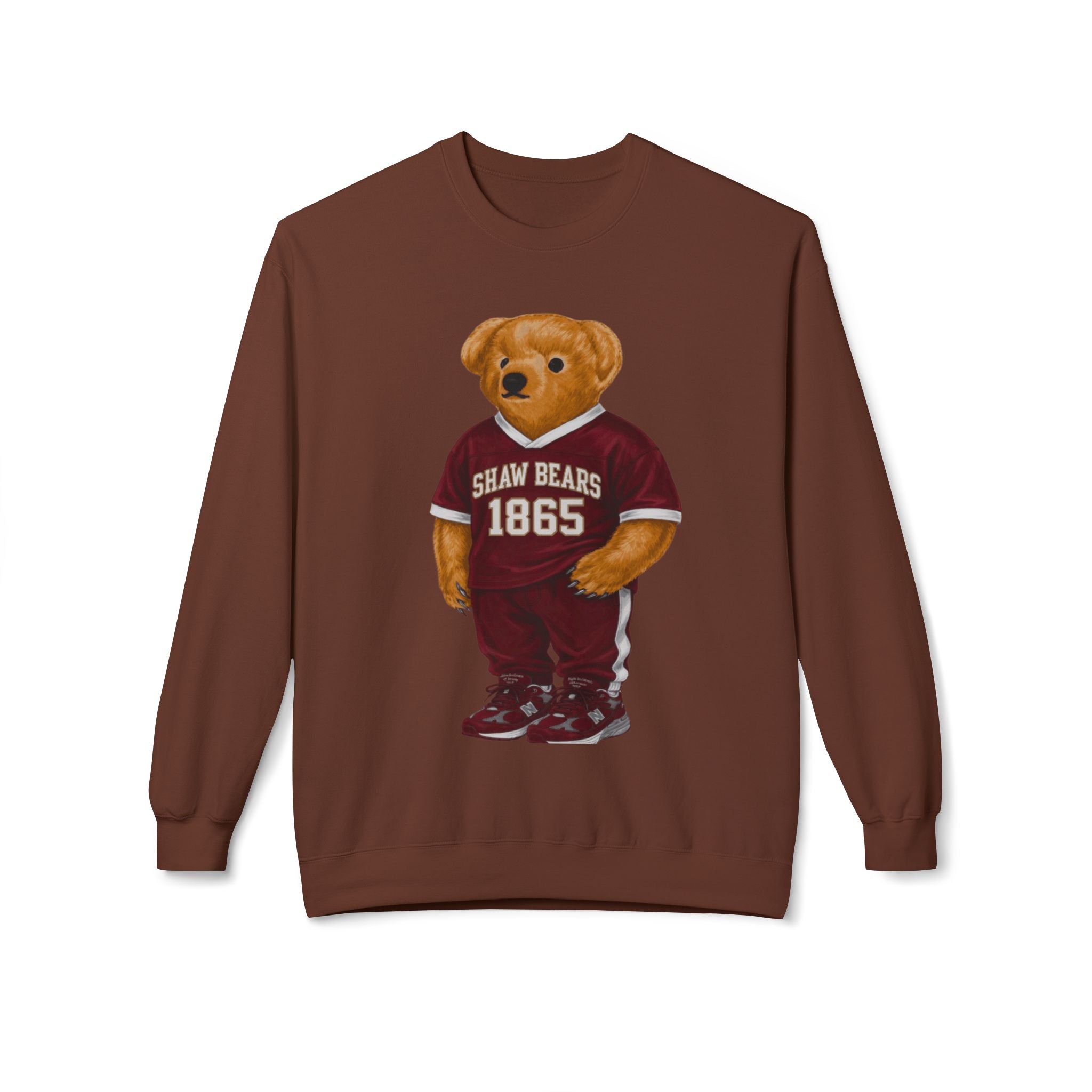 Shaw Bears Mascot Athletic Uniform- HBCU Polo Bear sweatshirt