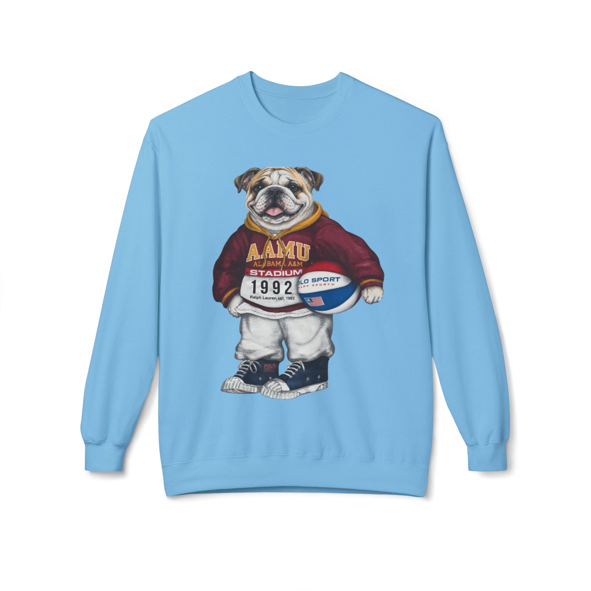 AAMU Bulldog Mascot Stadium Hoodie 1992- HBCU Polo Bear sweatshirt