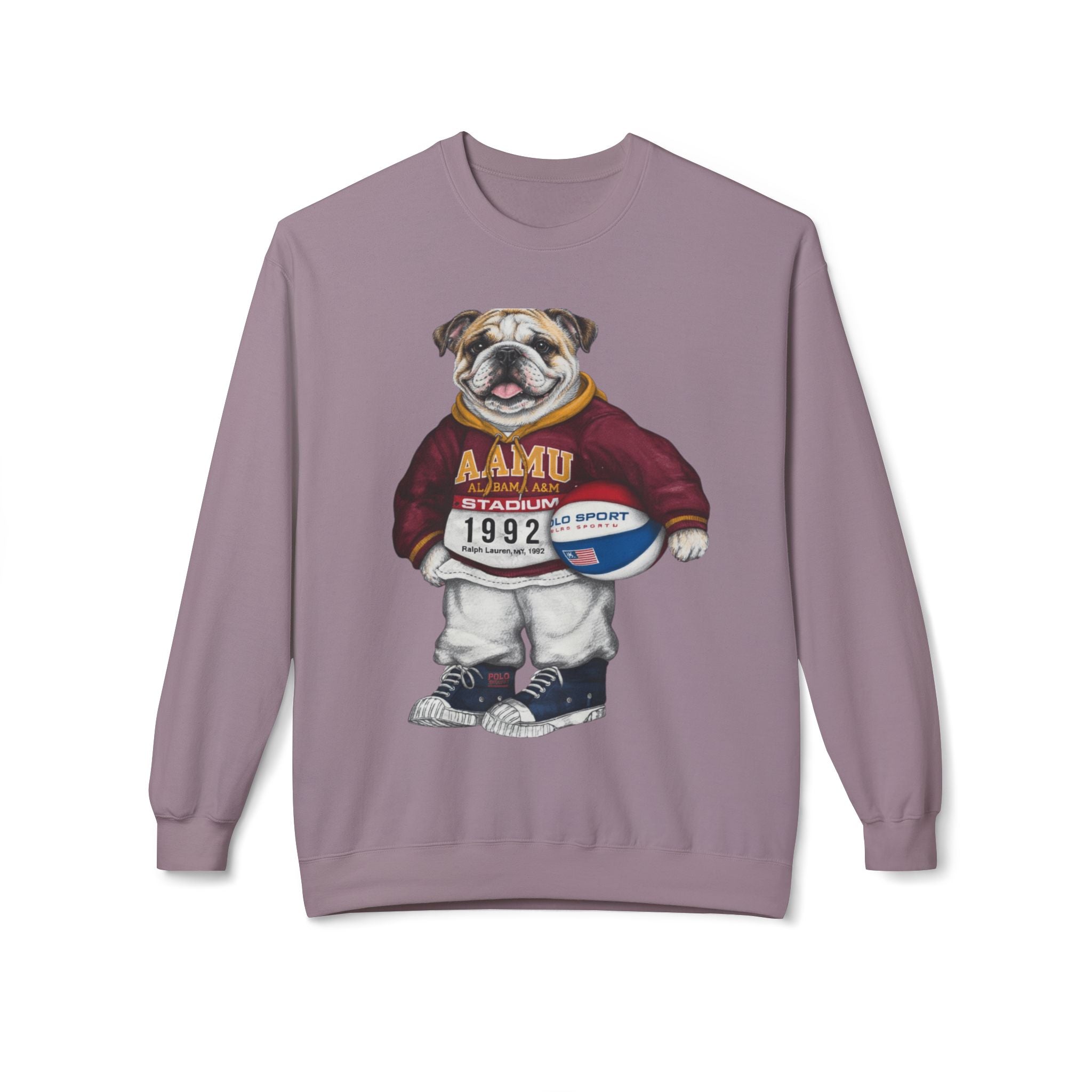 AAMU Bulldog Mascot Stadium Hoodie 1992- HBCU Polo Bear sweatshirt