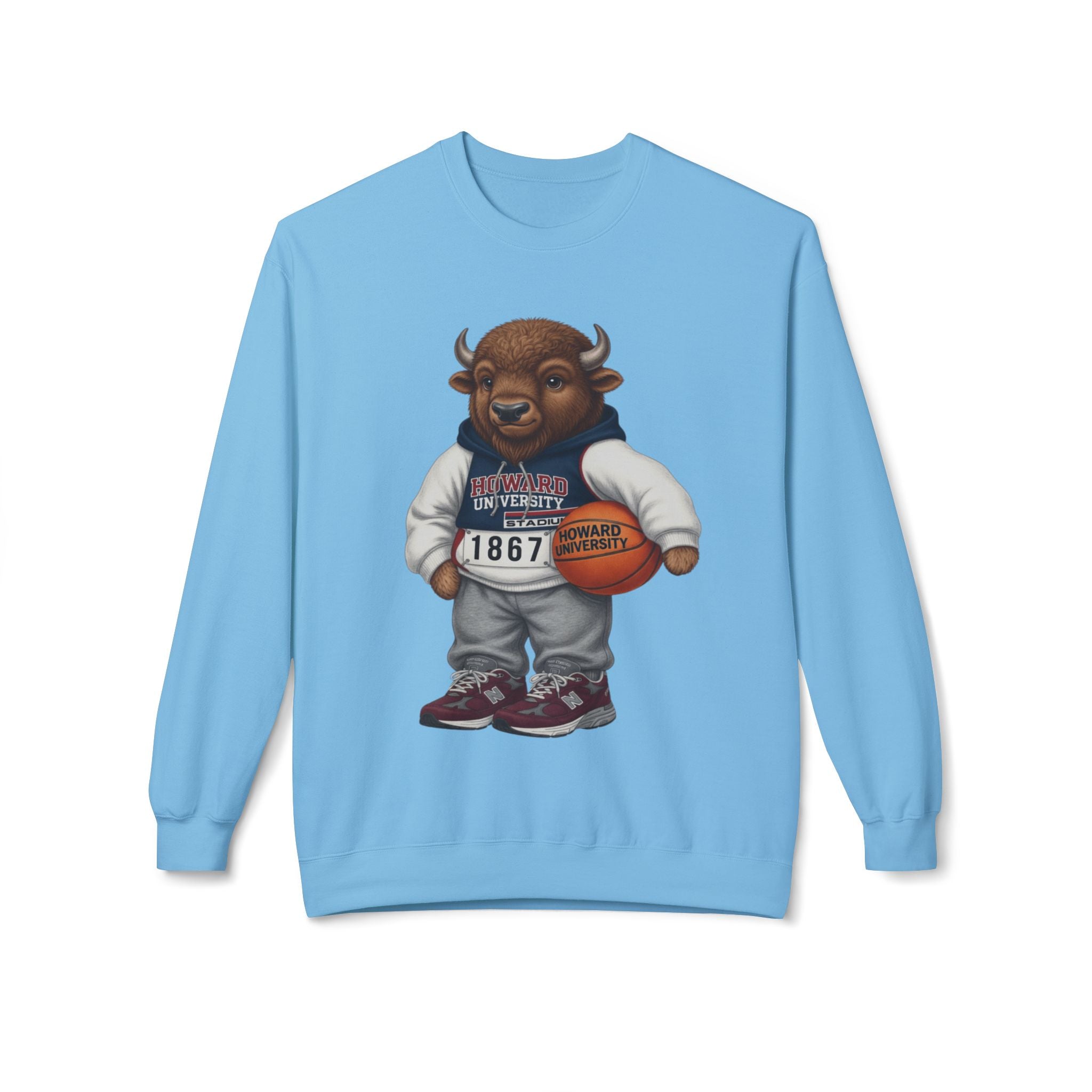Bison Mascot- HBCU Polo Bear sweatshirt