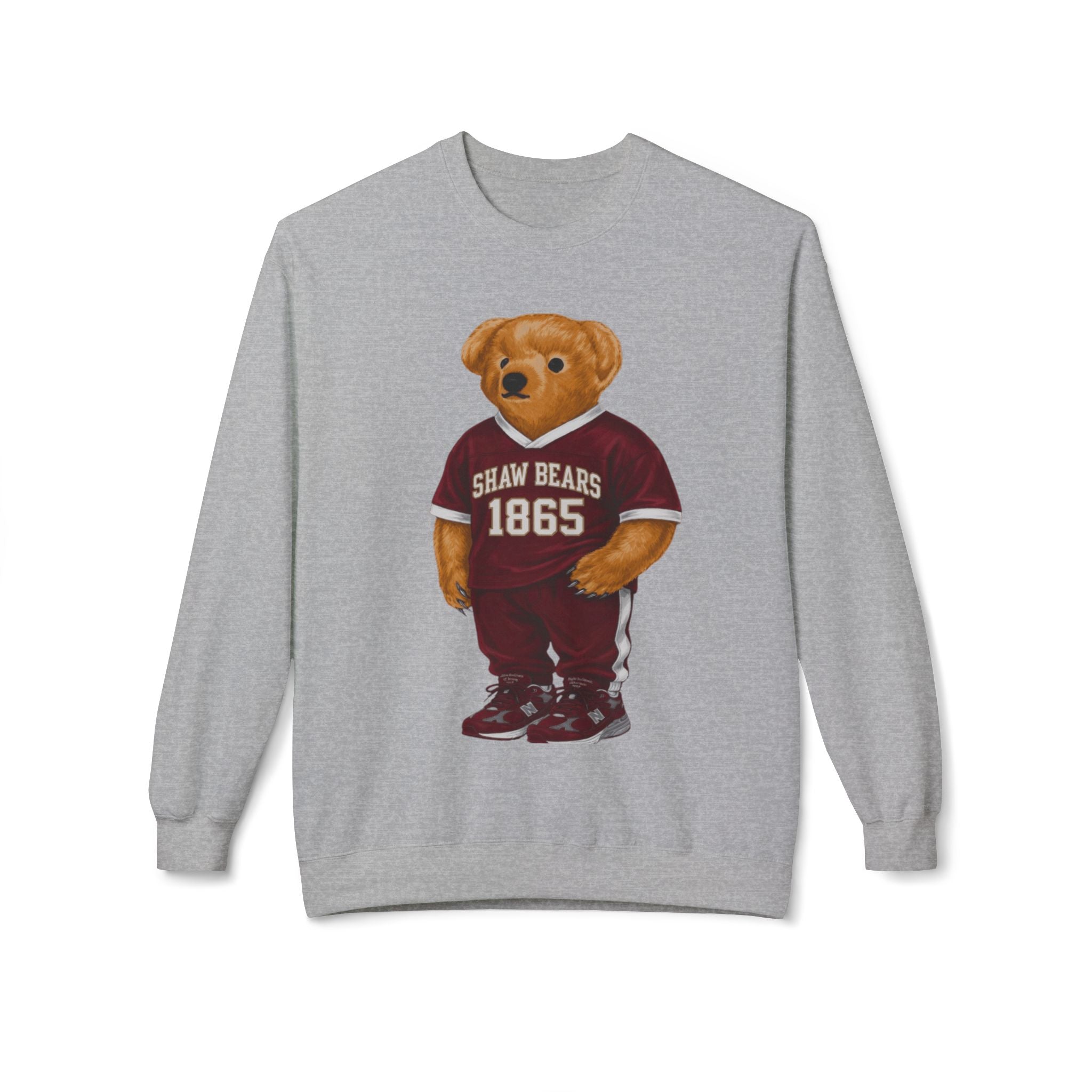 Shaw Bears Mascot Athletic Uniform- HBCU Polo Bear sweatshirt