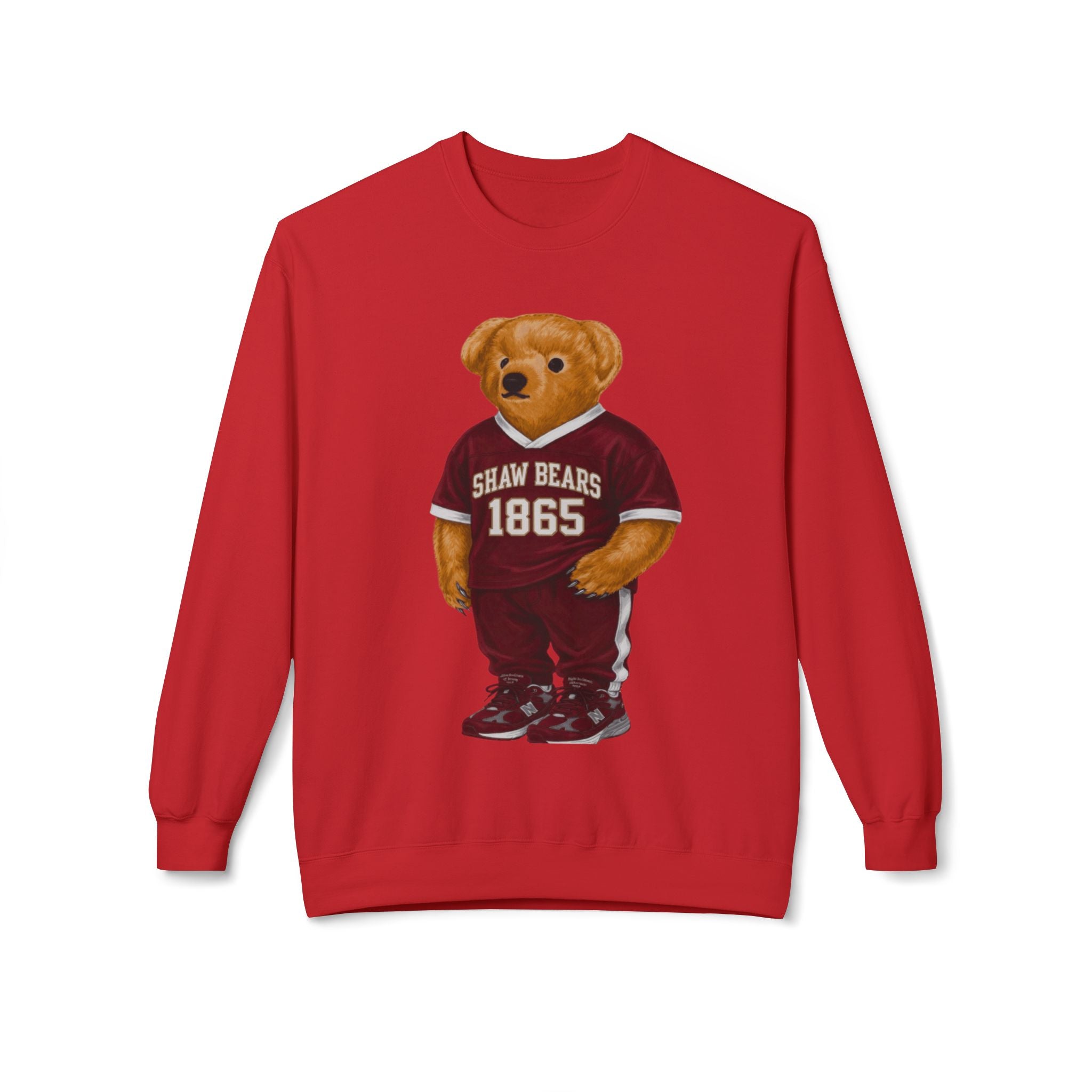 Shaw Bears Mascot Athletic Uniform- HBCU Polo Bear sweatshirt