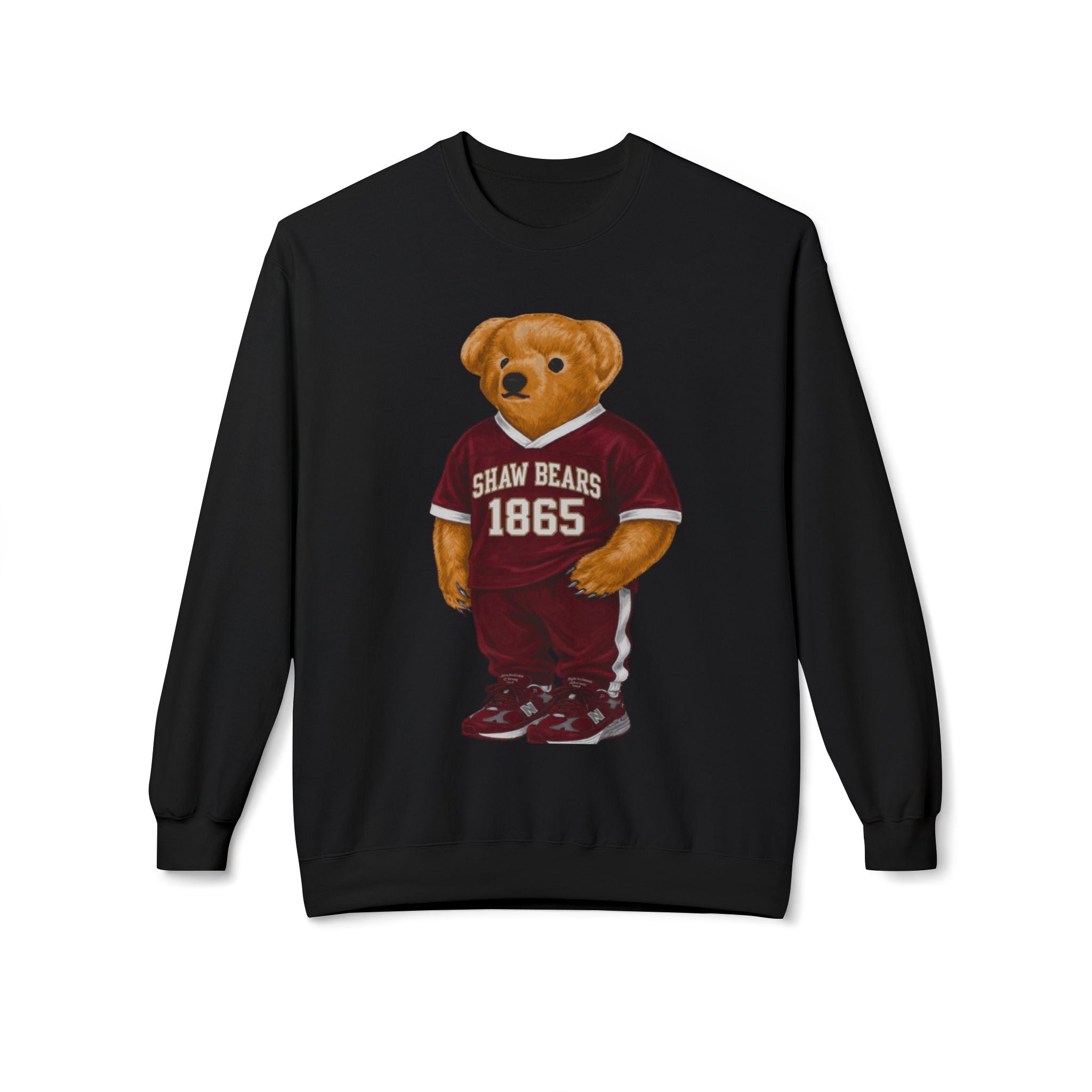 Shaw Bears Mascot Athletic Uniform- HBCU Polo Bear sweatshirt