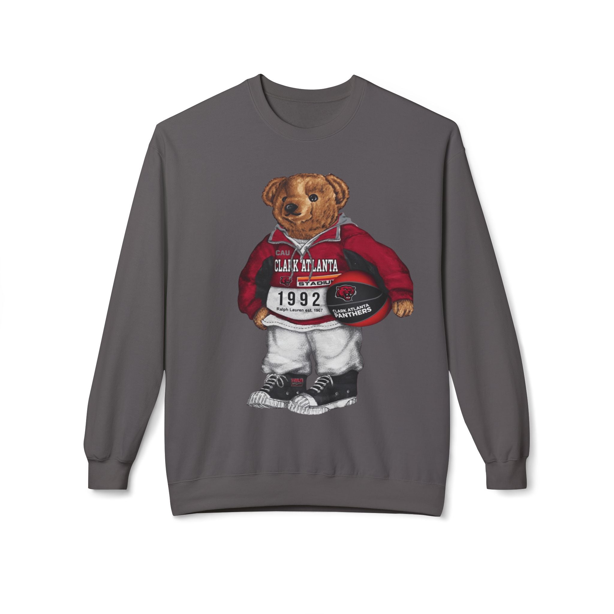 Clark Atlanta Panthers Bear Mascot- HBCU Polo Bear sweatshirt