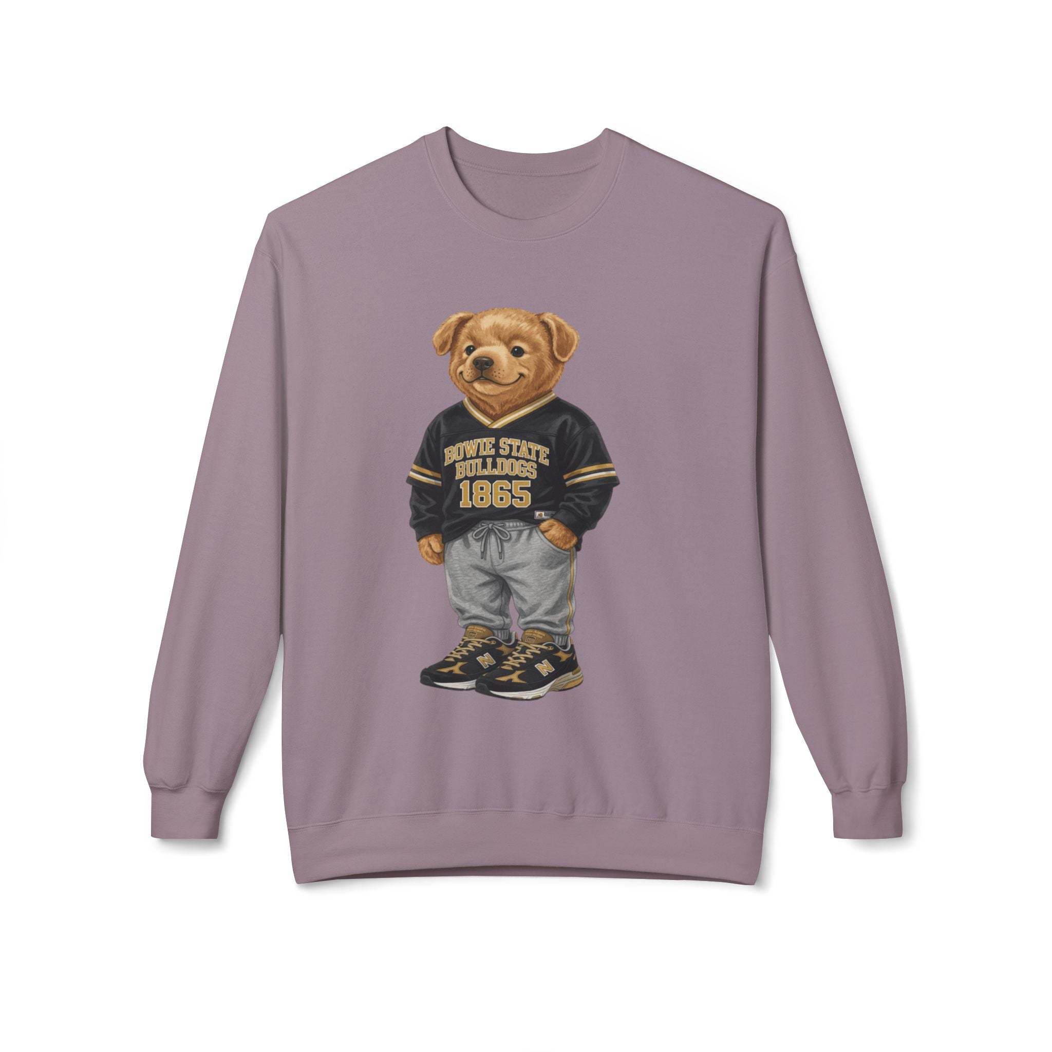 Bowie State Bulldogs Mascot Character- HBCU Polo Bear sweatshirt