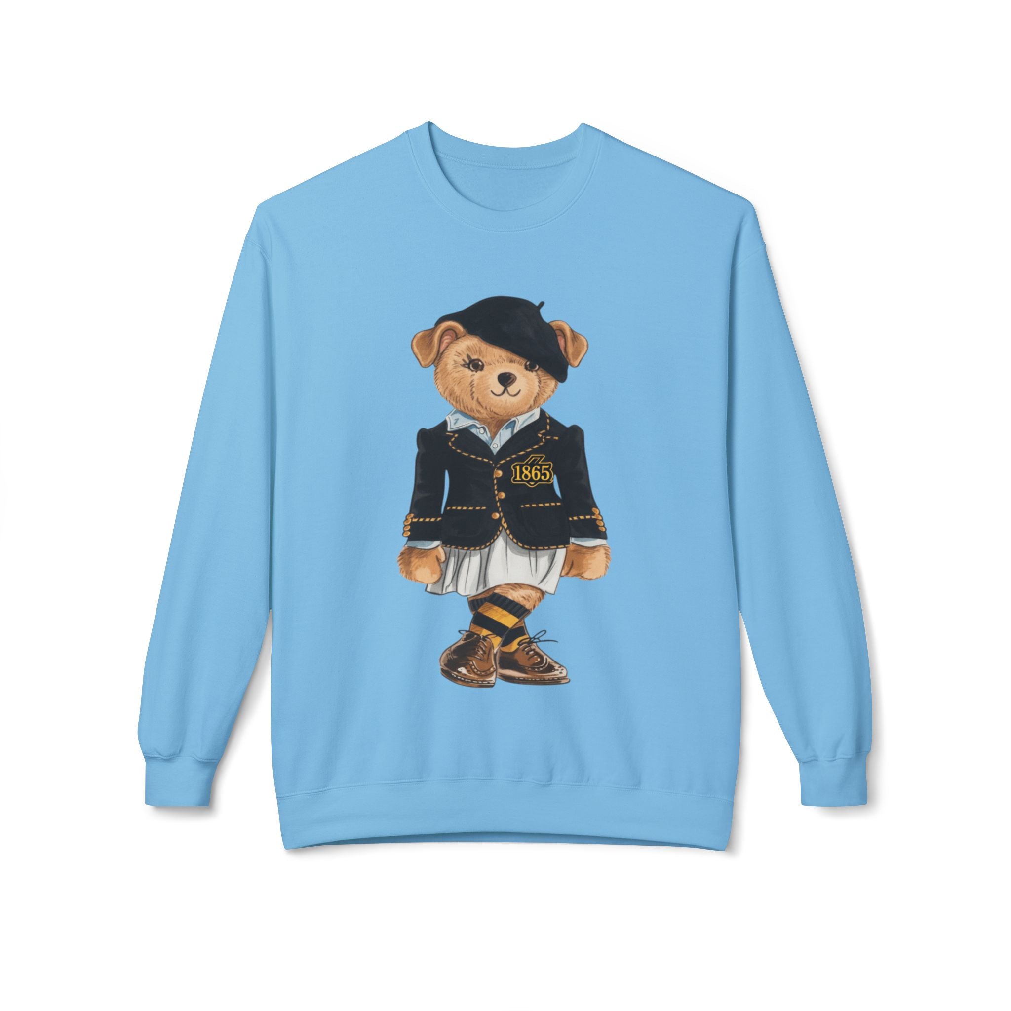 Bowie State Lady Teddy Bear Mascot- HBCU Polo Bear sweatshirt