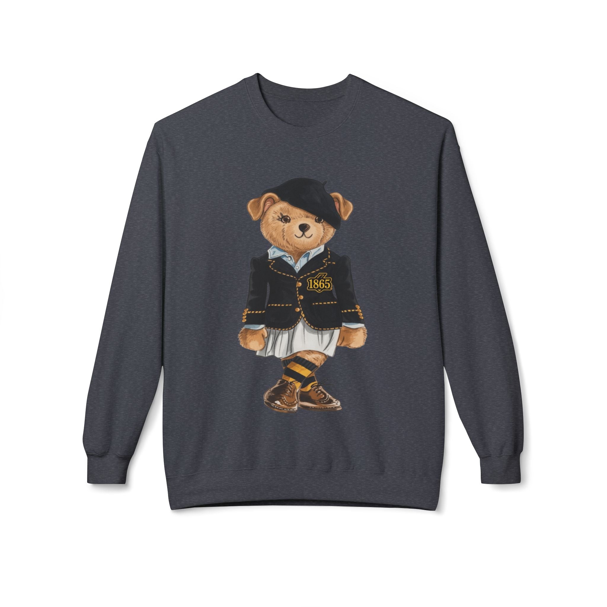 Bowie State Lady Teddy Bear Mascot- HBCU Polo Bear sweatshirt