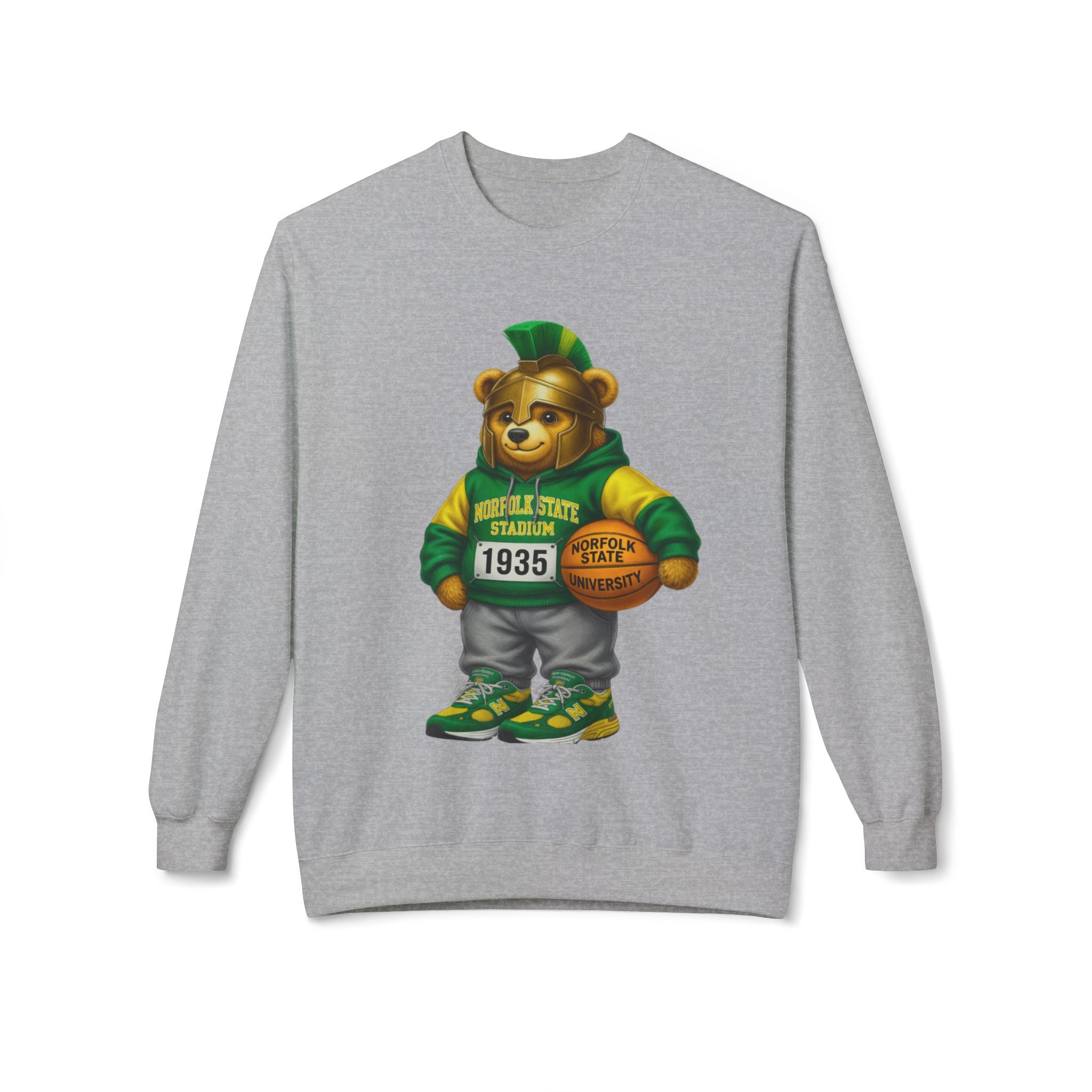 Norfolk State Bear Mascot- HBCU Polo Bear sweatshirt