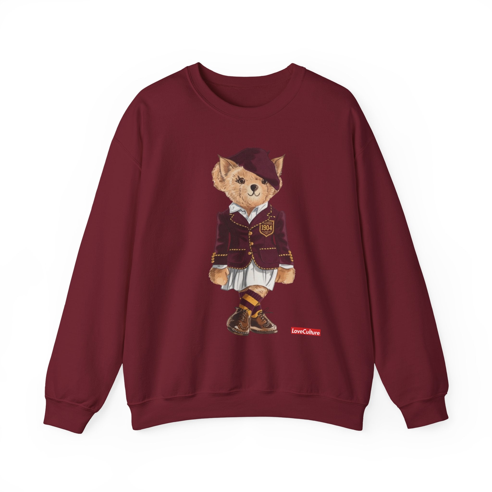 Bethune Cookman Teddy Bear Sweatshirt| Vintage Polo Club  Outfit