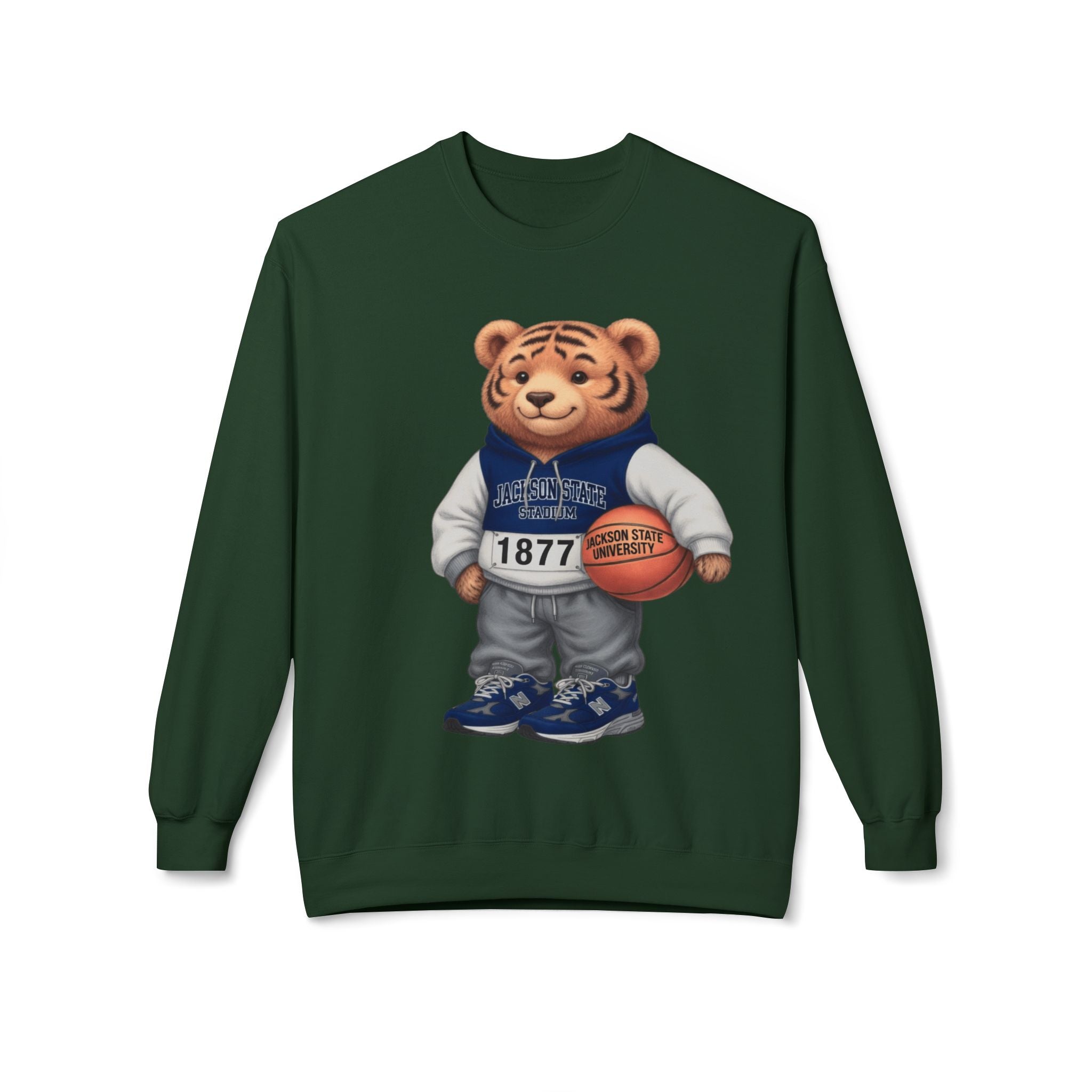 Jackson State Tiger Mascot- HBCU Polo Bear sweatshirt