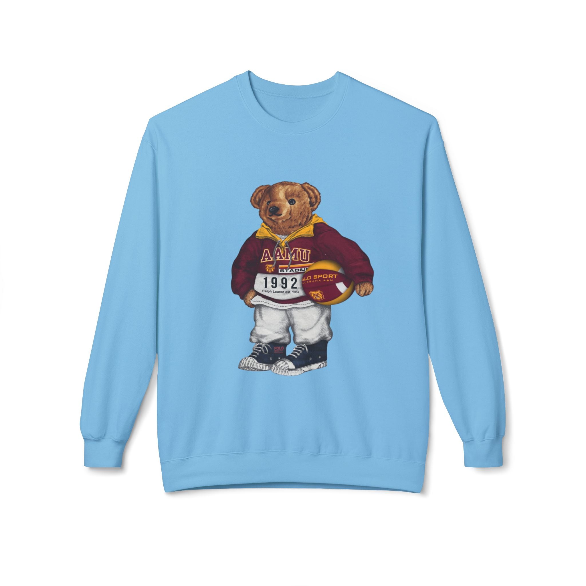 Alabama A&M University Teddy Bear Mascot- HBCU Polo Bear sweatshirt