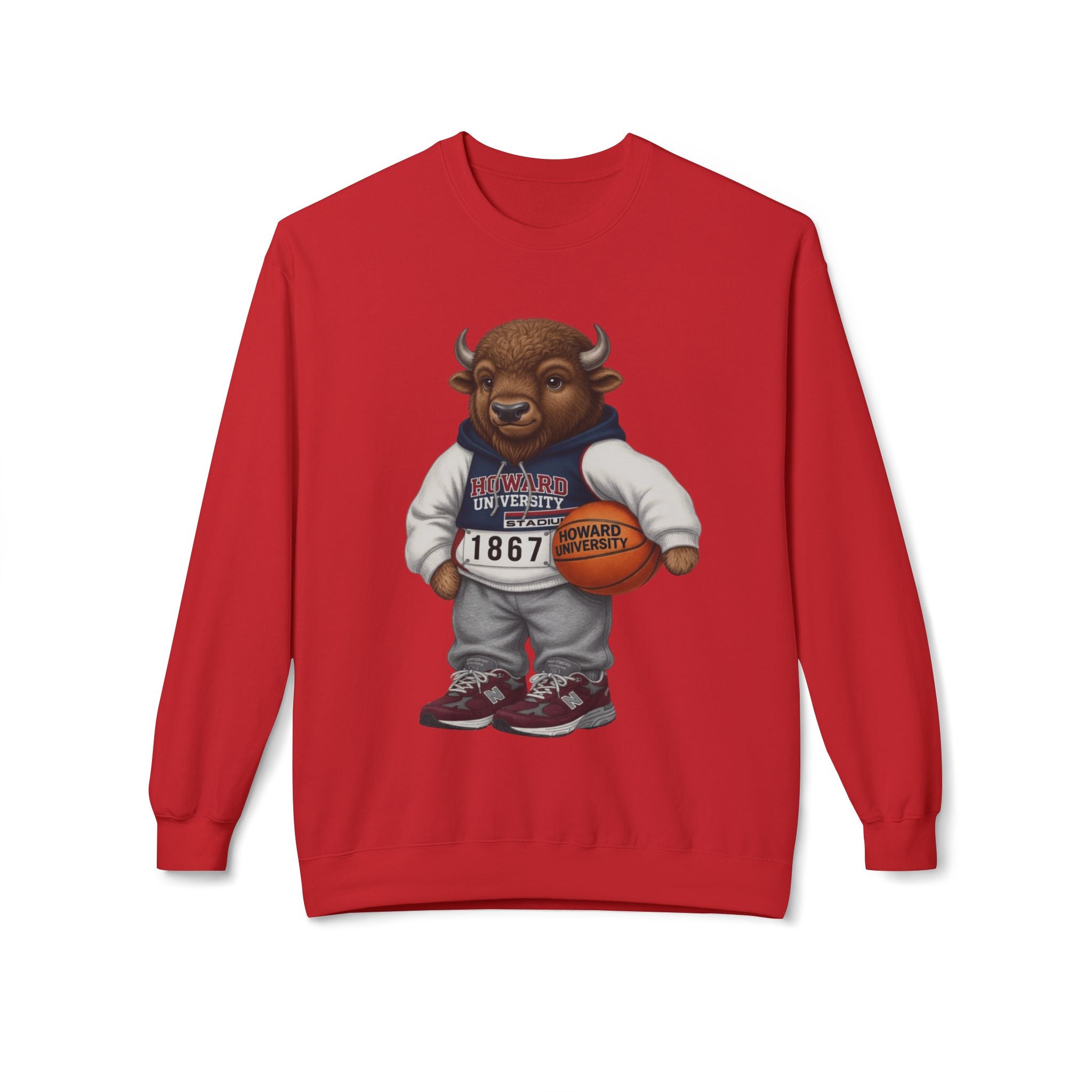 Bison Mascot- HBCU Polo Bear sweatshirt