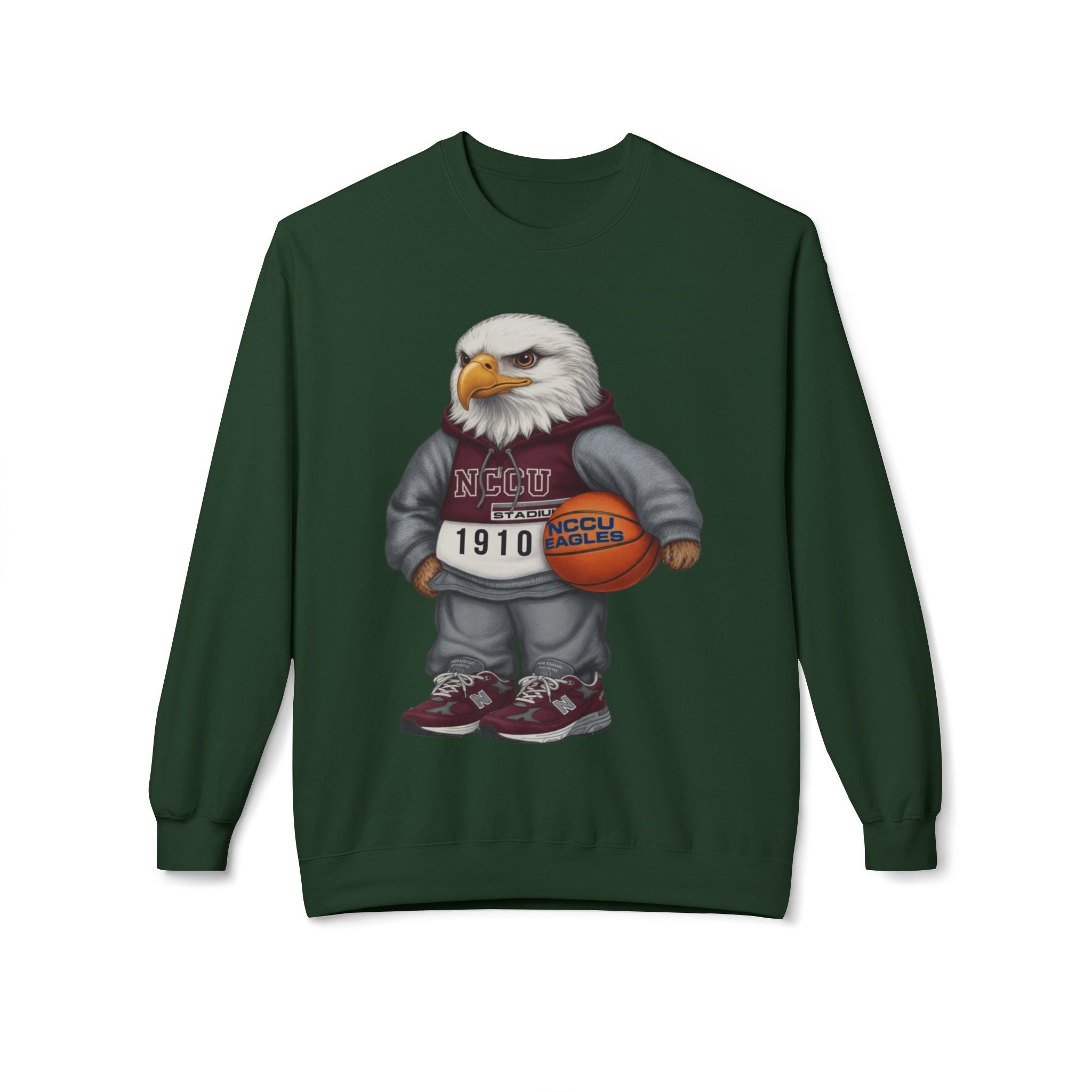 NCCU Eagles Mascot- HBCU Polo Bear sweatshirt