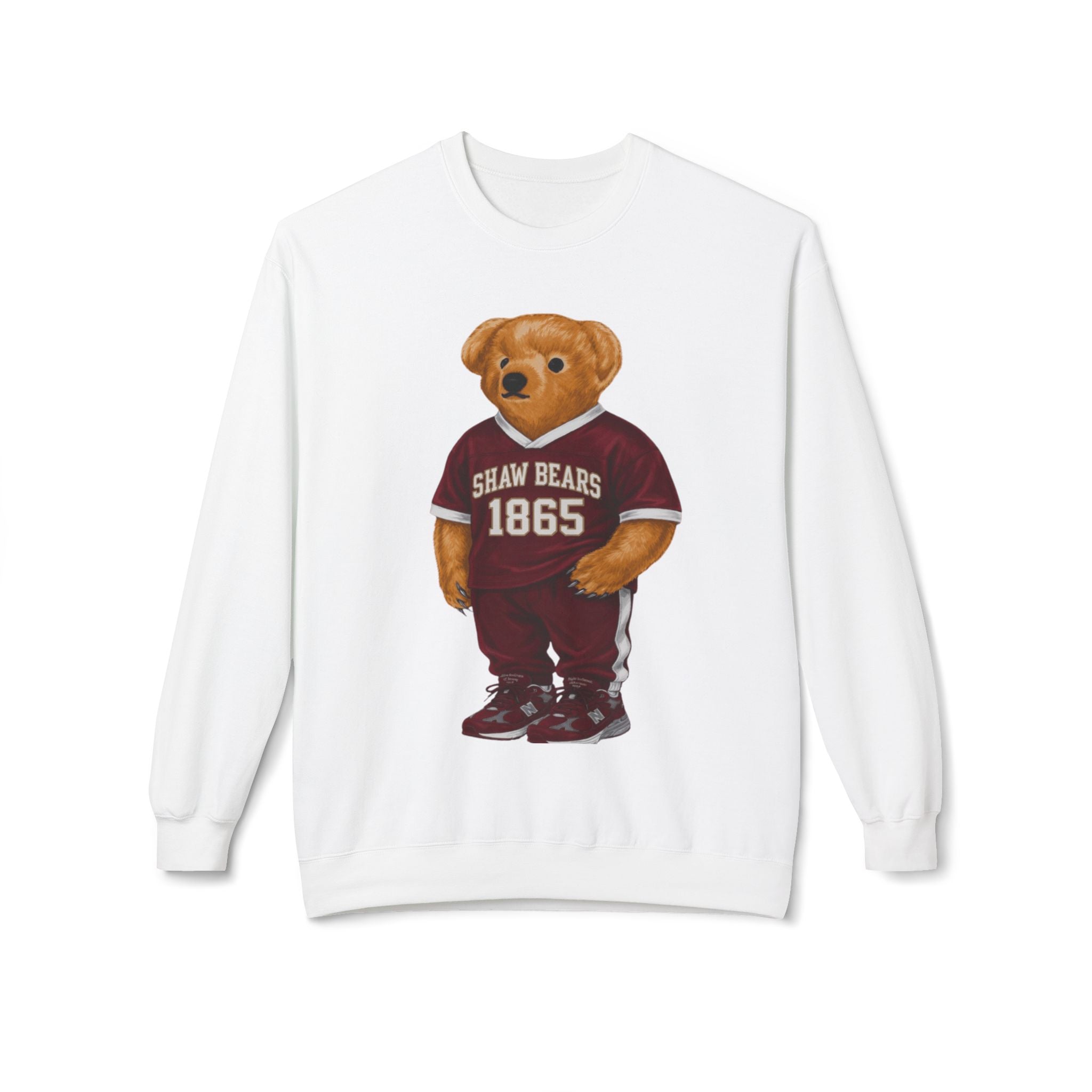 Shaw Bears Mascot Athletic Uniform- HBCU Polo Bear sweatshirt