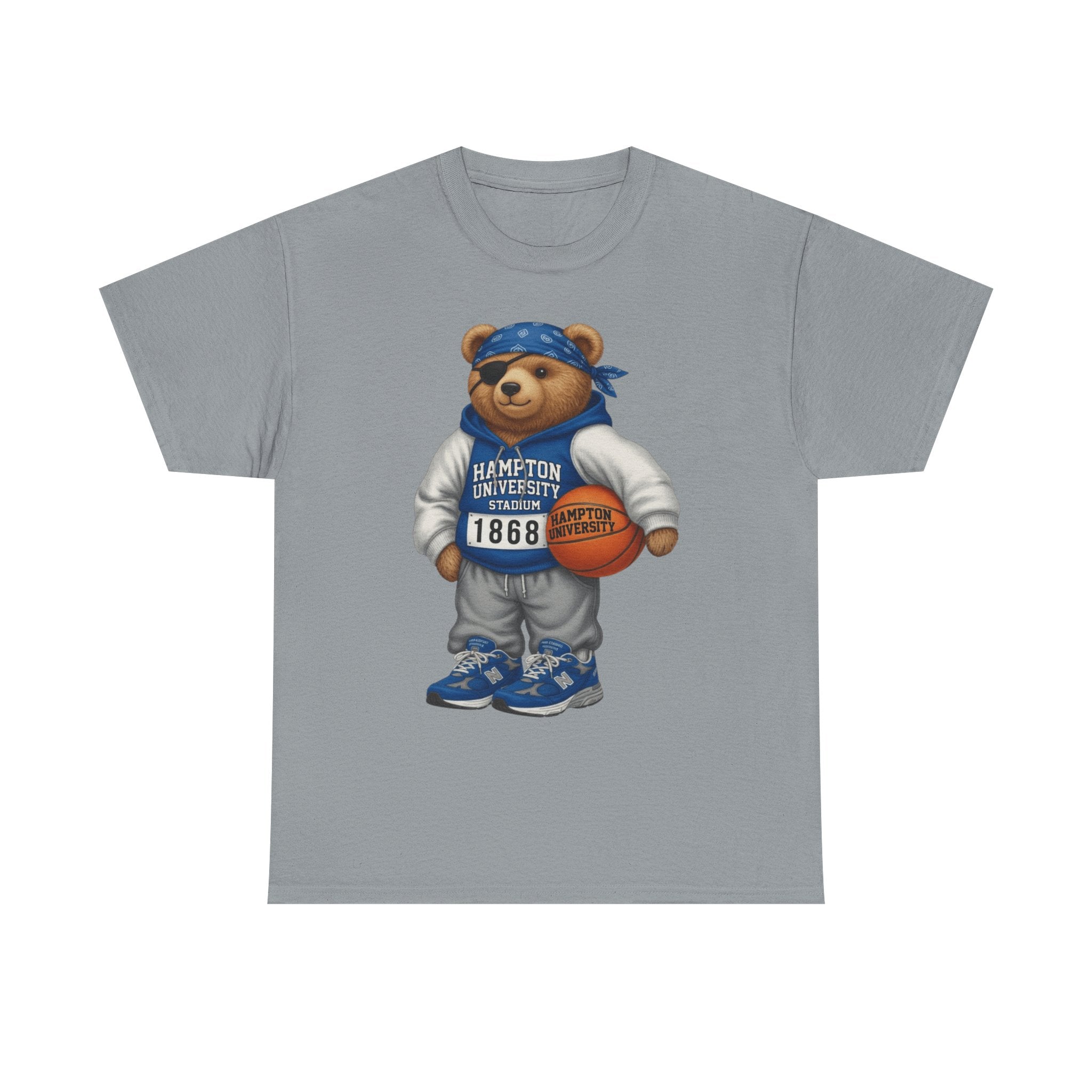 Hampton University  Bear Basketball T-Shirt - '1868' Vintage Campus Spirit Tee