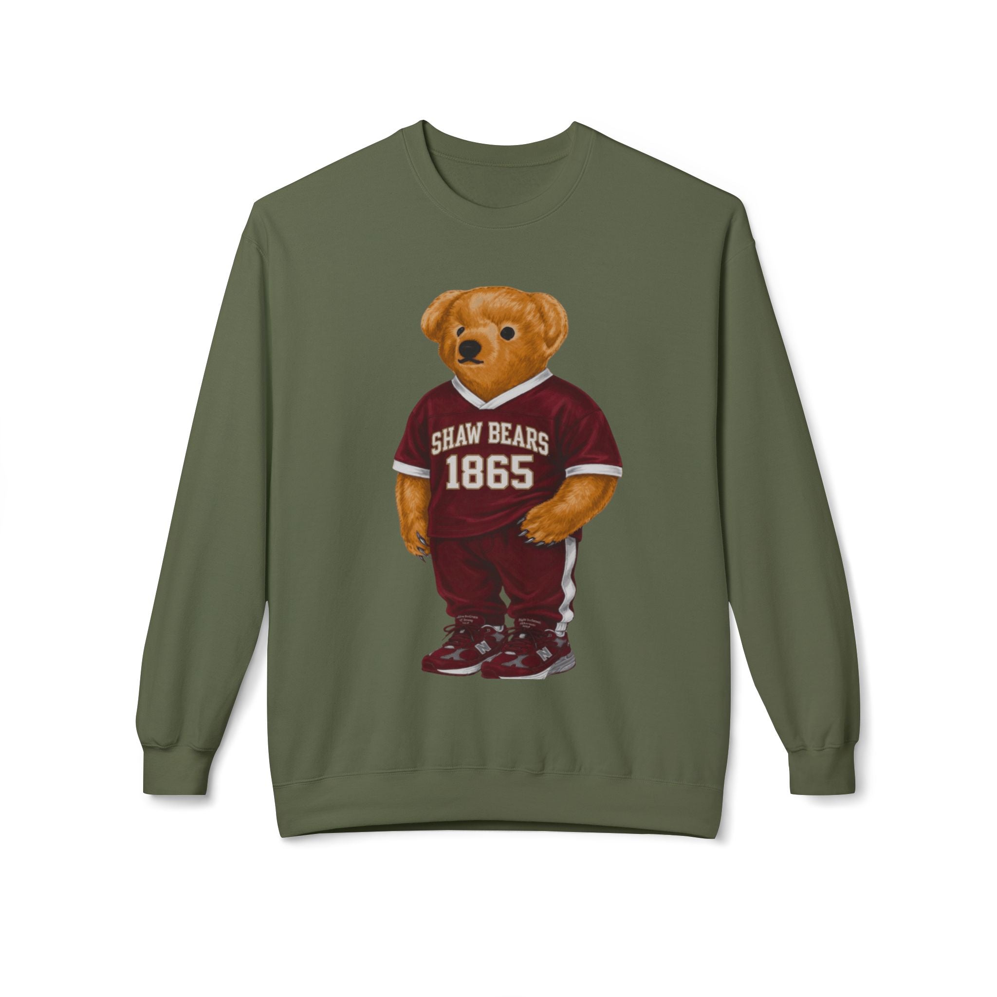 Shaw Bears Mascot Athletic Uniform- HBCU Polo Bear sweatshirt