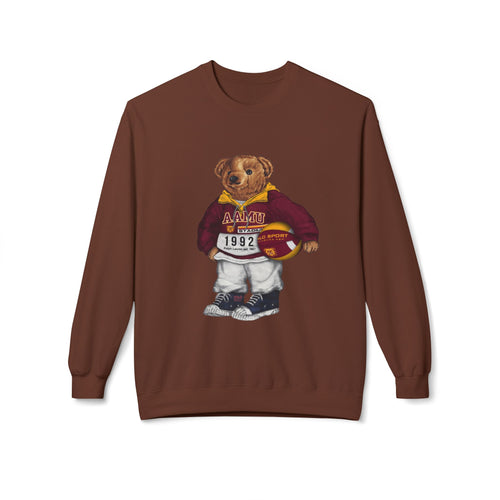 Alabama A&M University Teddy Bear Mascot- HBCU Polo Bear sweatshirt