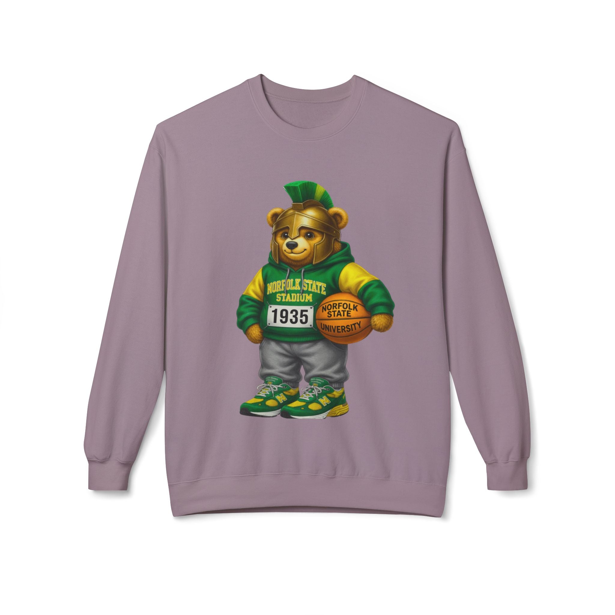 Norfolk State Bear Mascot- HBCU Polo Bear sweatshirt