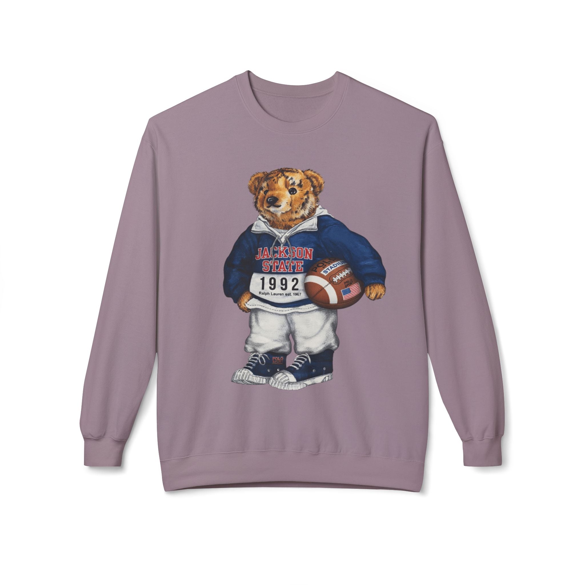 Jackson State Bear Mascot- HBCU Polo Bear sweatshirt