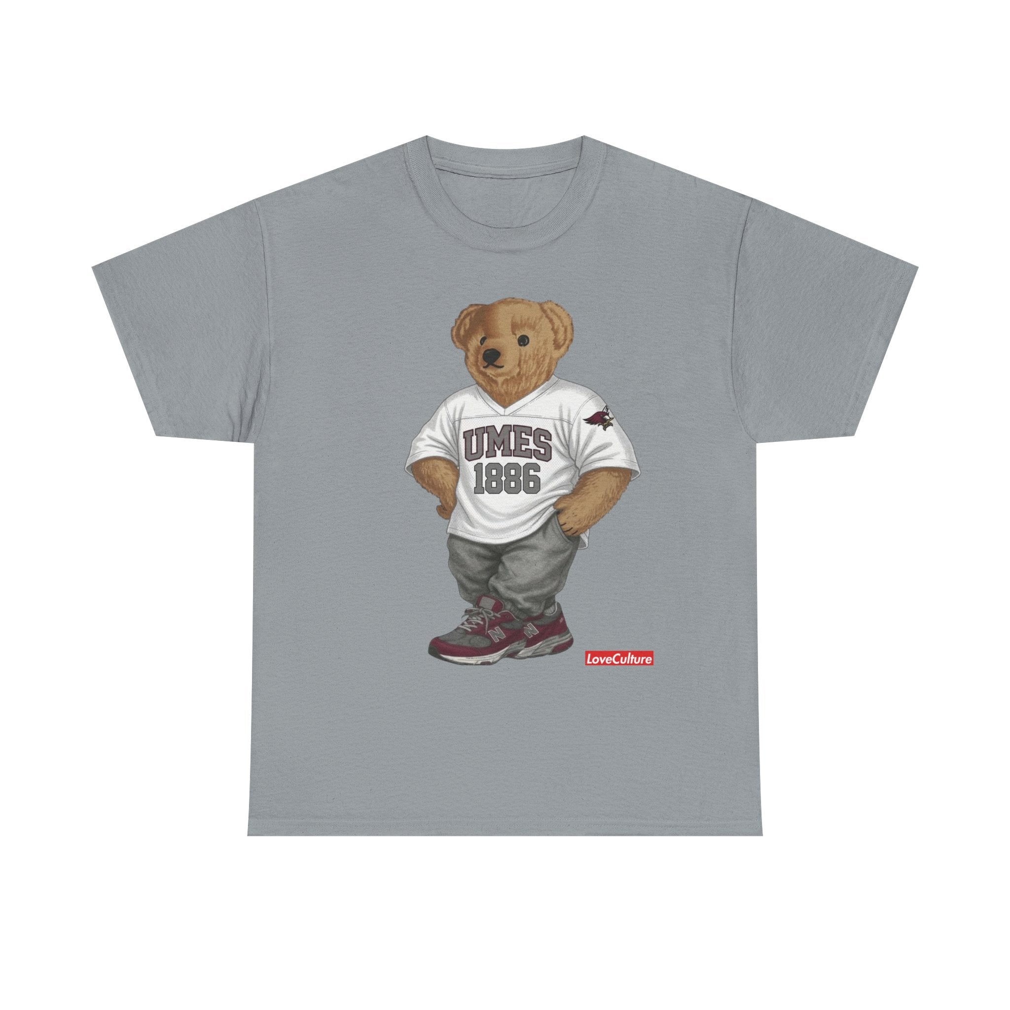 UMES Bear Mascot Tee | Teddy Bear Graphic T-Shirt, UMES 1886 Sweatshirt Style, Maryland Eastern Shore