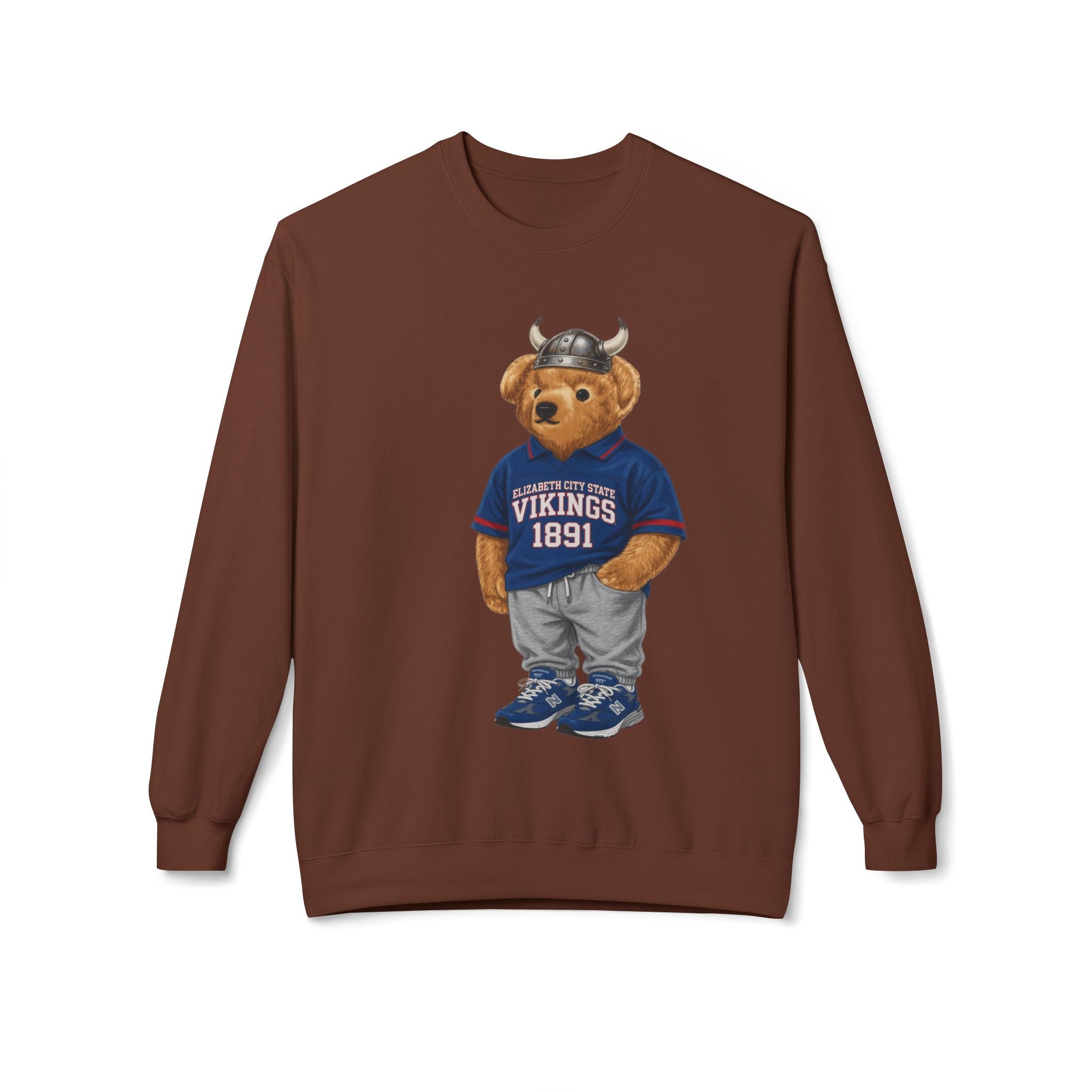 Viking Bear Mascot- HBCU Polo Bear sweatshirt